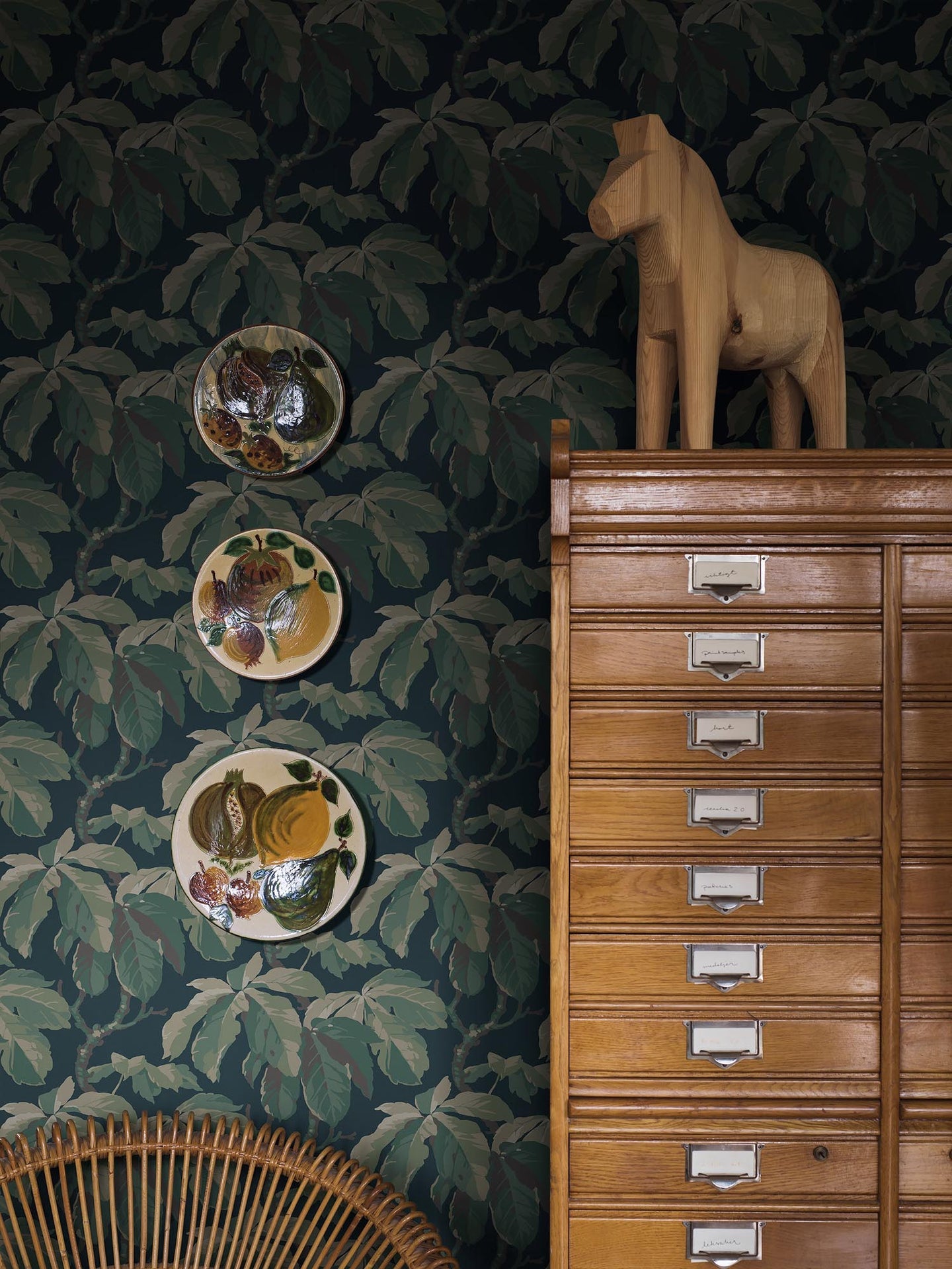 Boråstapeter New Heritage Kastanj 4838 Behang