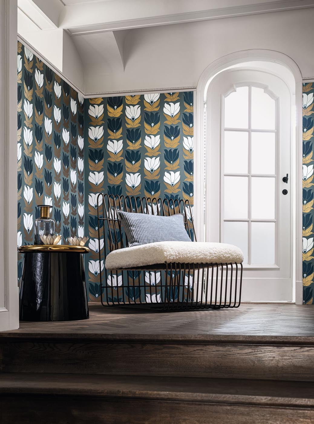 Casamance Square Jasmin Dauphine - 75690814 Behang