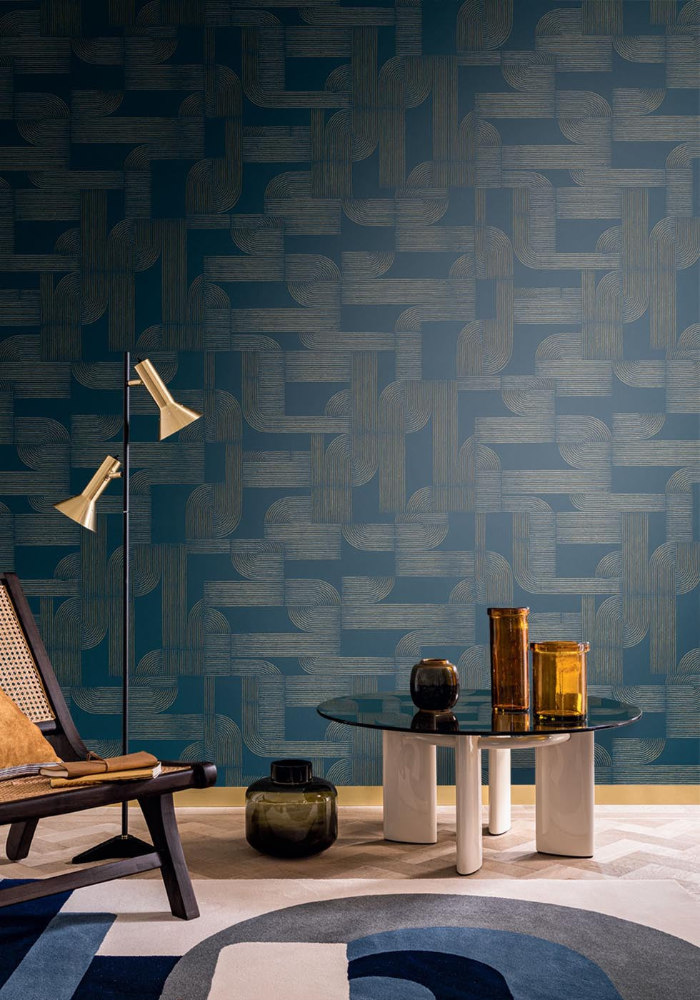 Casamance Square Jasmin Hector - 75701834 Behang