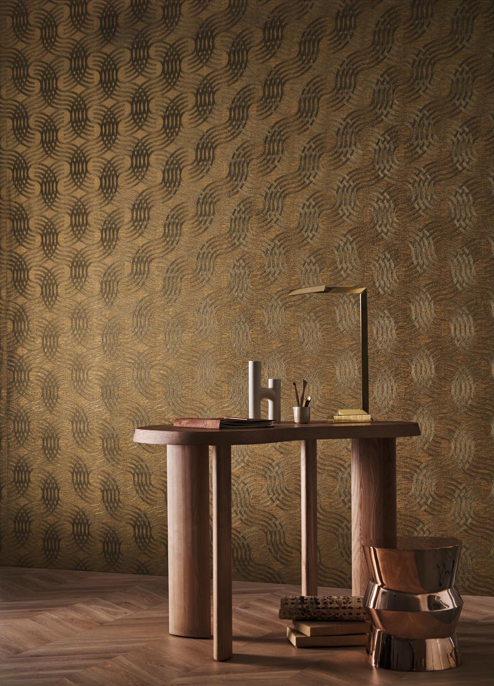 Casamance Textures Métalliques Auraria - 75792650 Behang