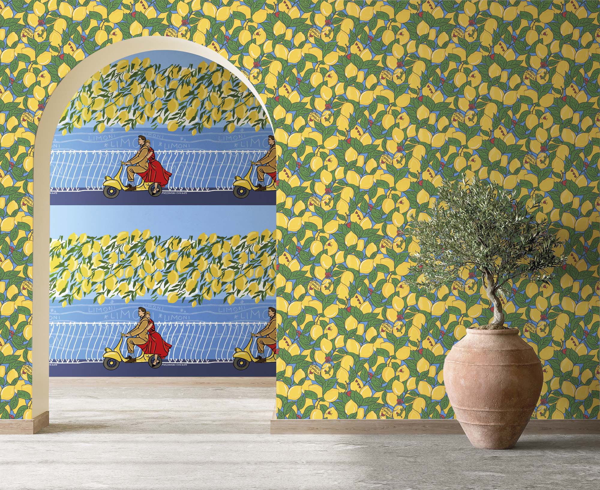 Hooked on Walls Enriquezland Amalfi 25538 Behang