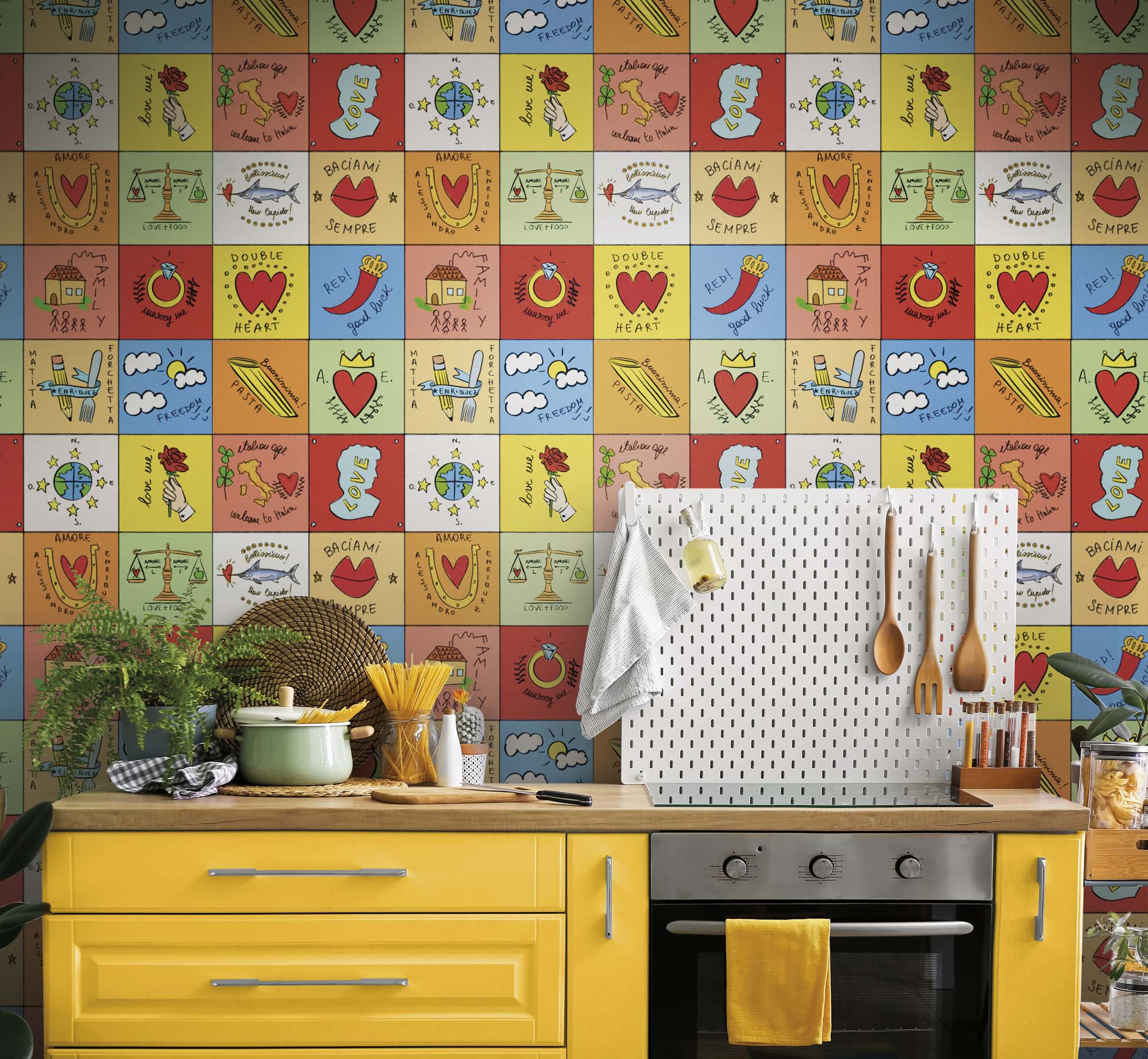 Hooked on Walls Enriquezland Baciami Sempre 25549 Behang