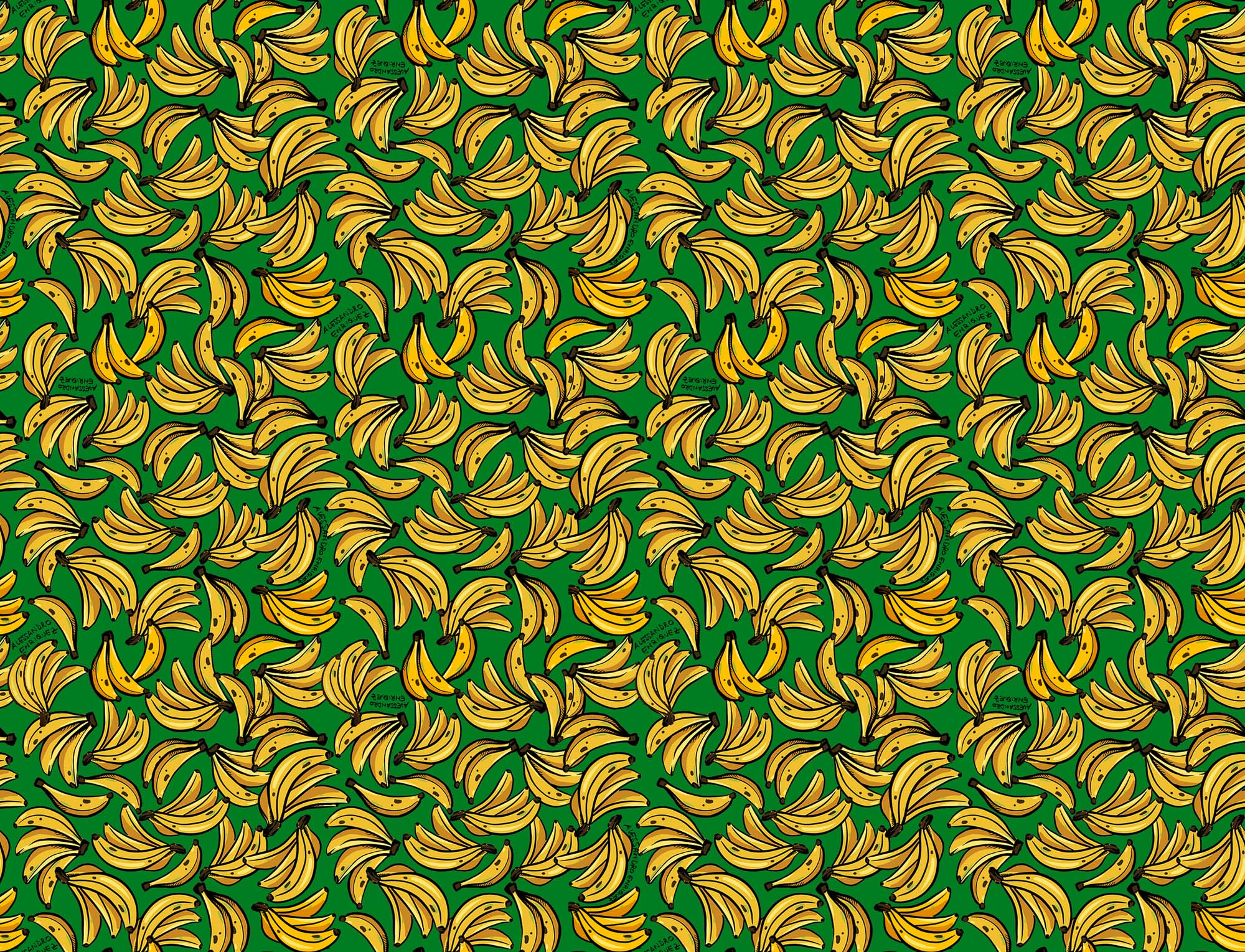 Hooked on Walls Enriquezland Banane 25541 Behang