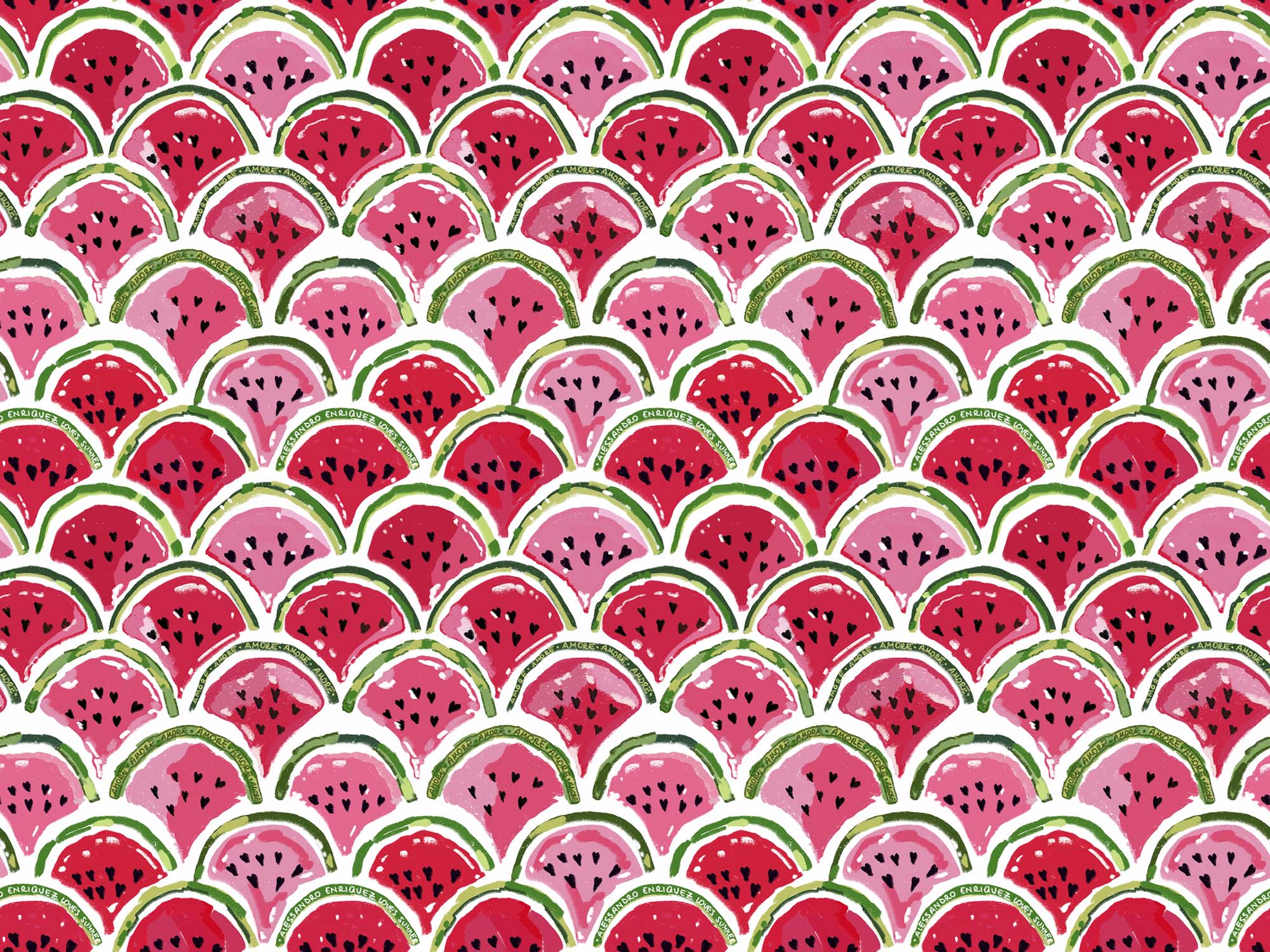 Hooked on Walls Enriquezland Peace Of Melon 25542 Behang