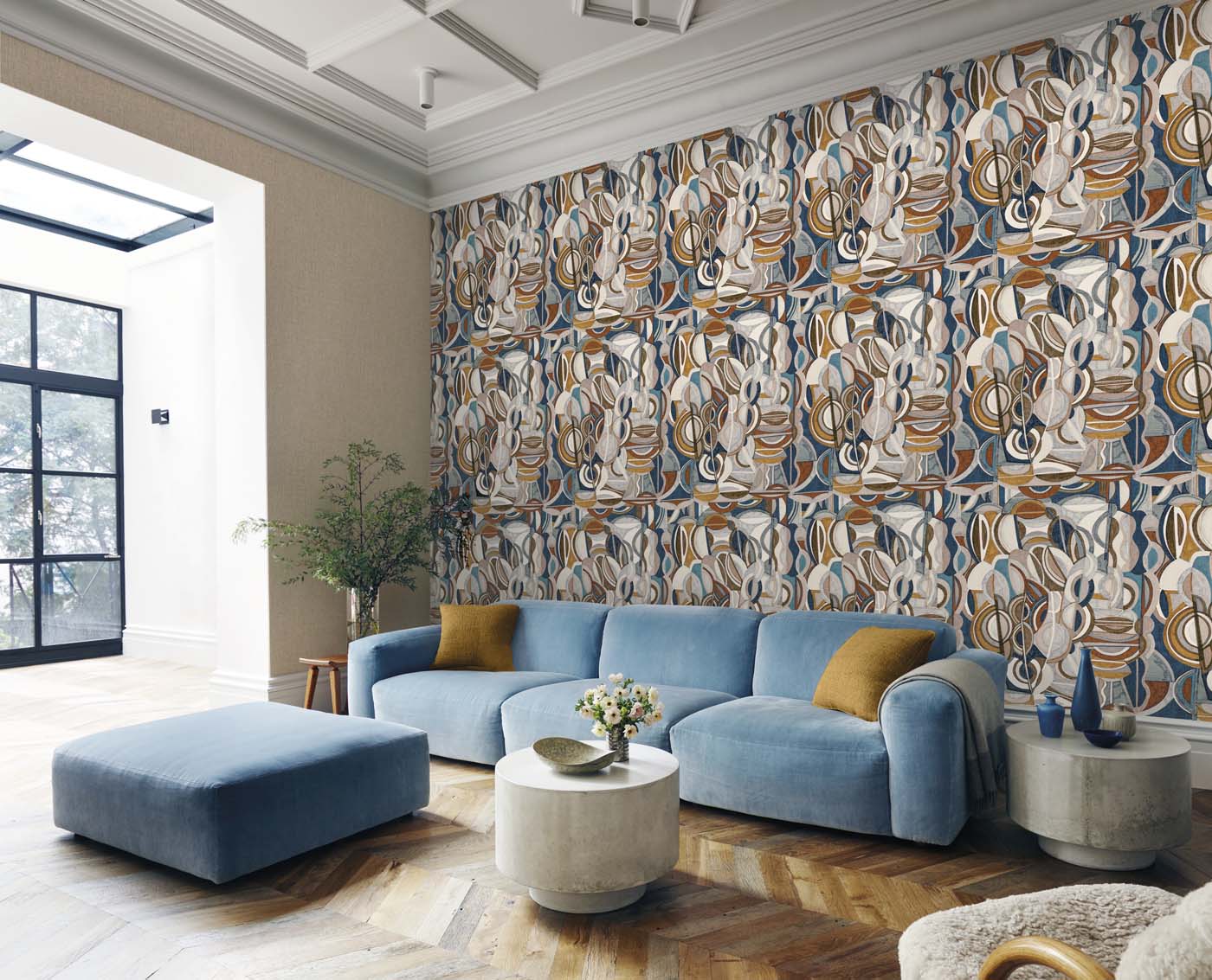 Hooked on Walls Linen Lyrics Eclettico 34743 Behang