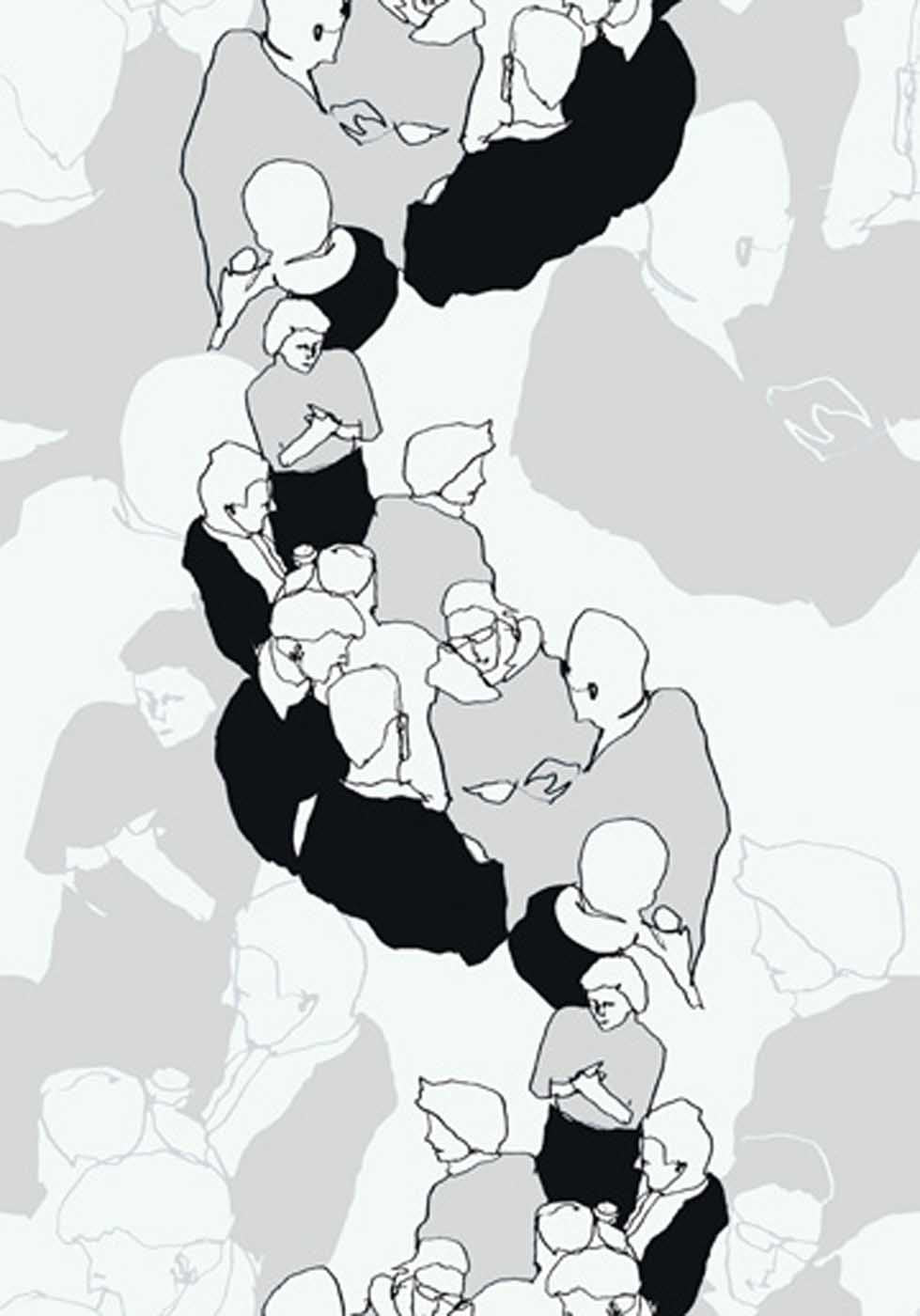 Hooked on Walls Marimekko Volume 05 Ystavat 23361 Behang