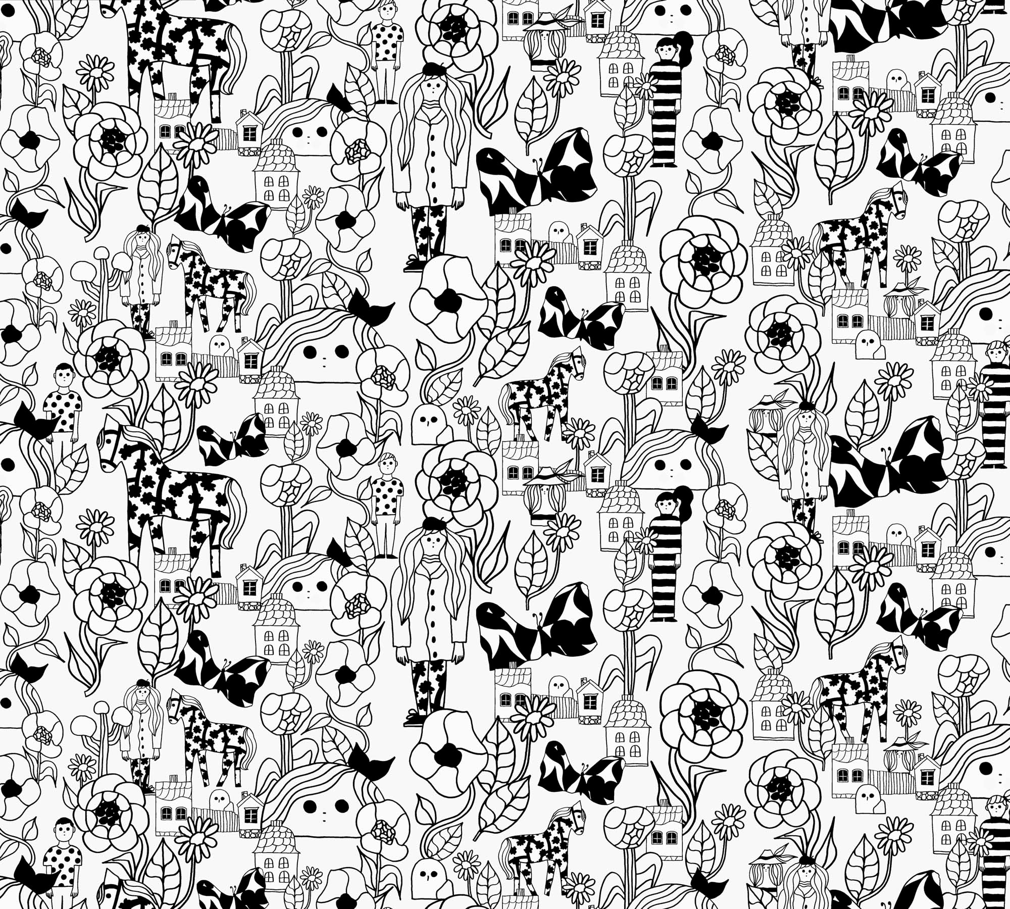 Hooked on Walls Marimekko Volume 06 Marikyla 25166 Behang