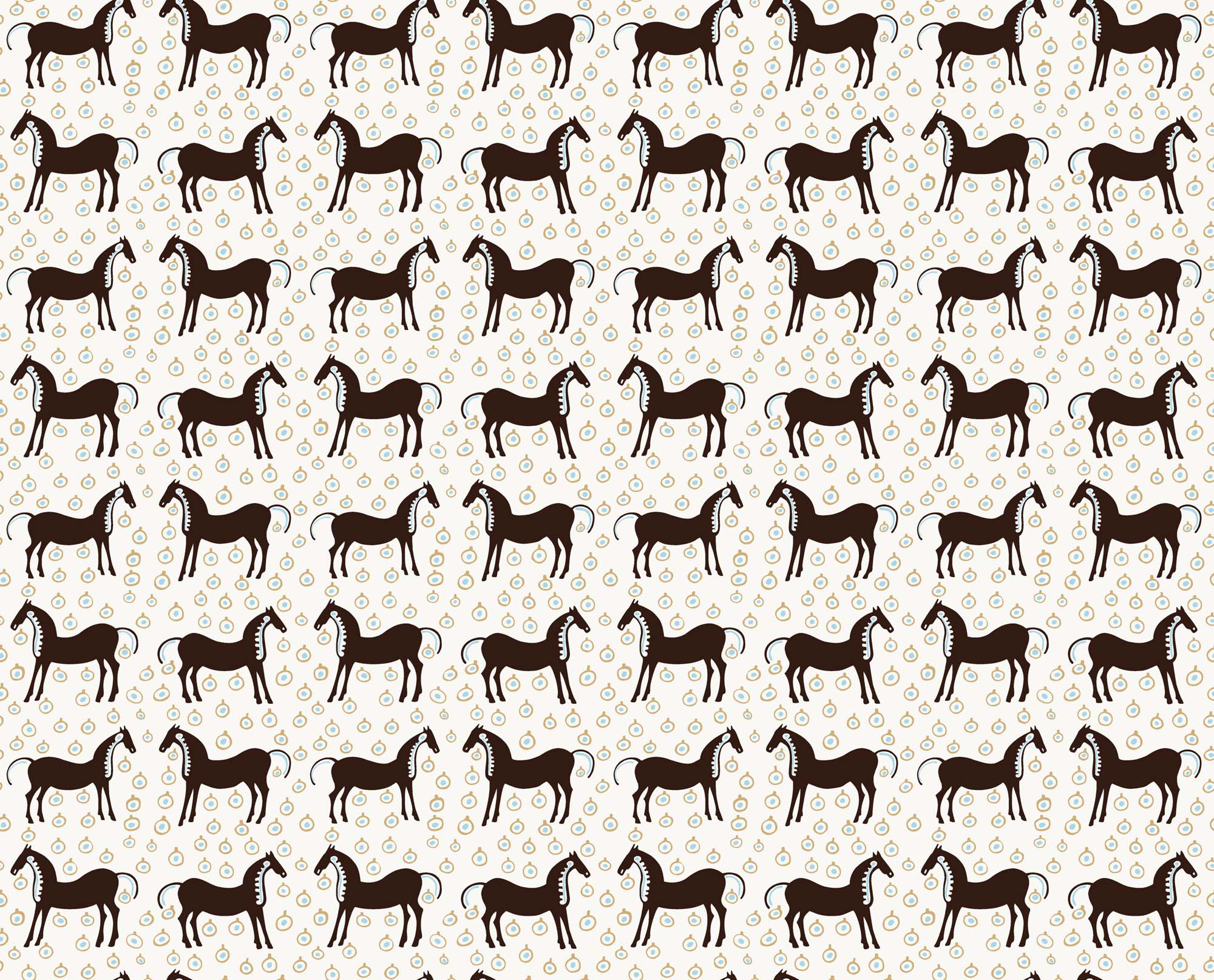 Hooked on Walls Marimekko Volume 06 Musta Tamma 25171 Behang