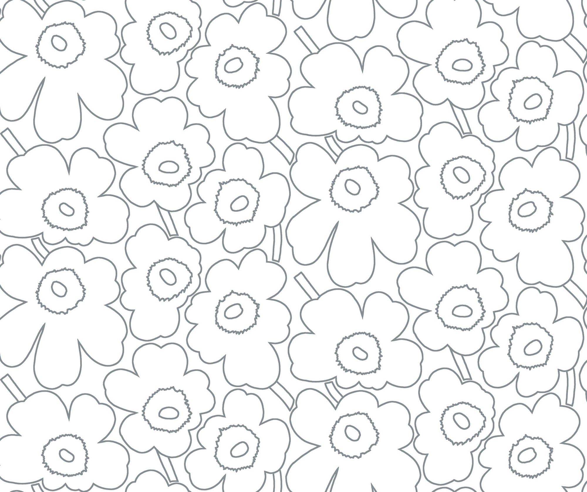 Hooked on Walls Marimekko Volume 07 Piirto Unikko 25916 Behang