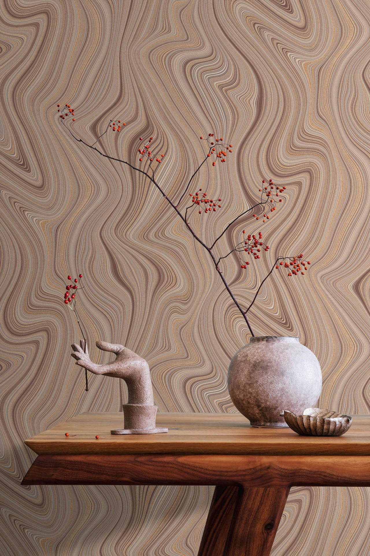 Hooked on Walls Passe Partout 2026 Colour Vibes Organic Lines 29890 Behang