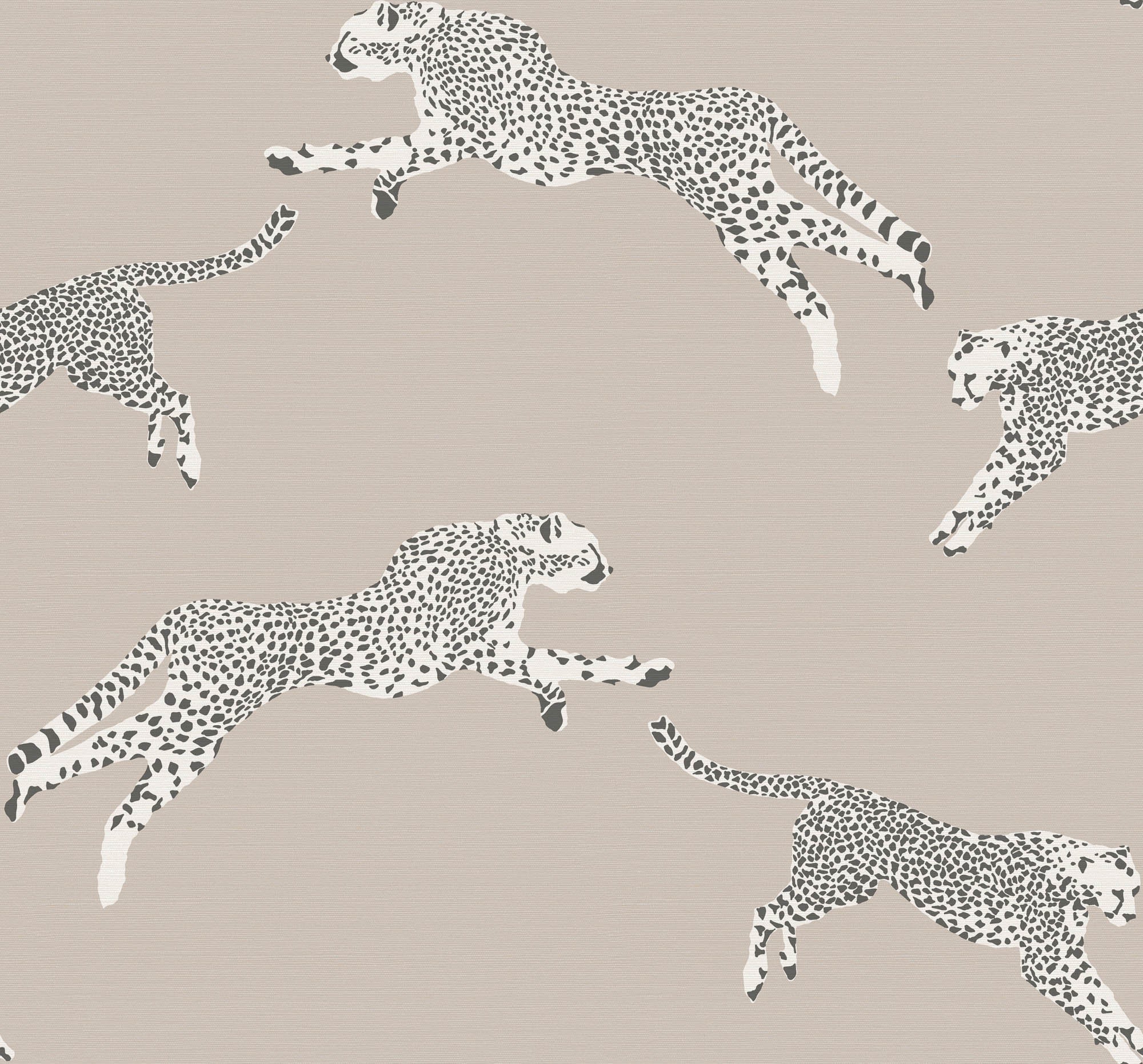 Hooked on Walls Scalamandré Leaping Cheetah JV26023 Behang