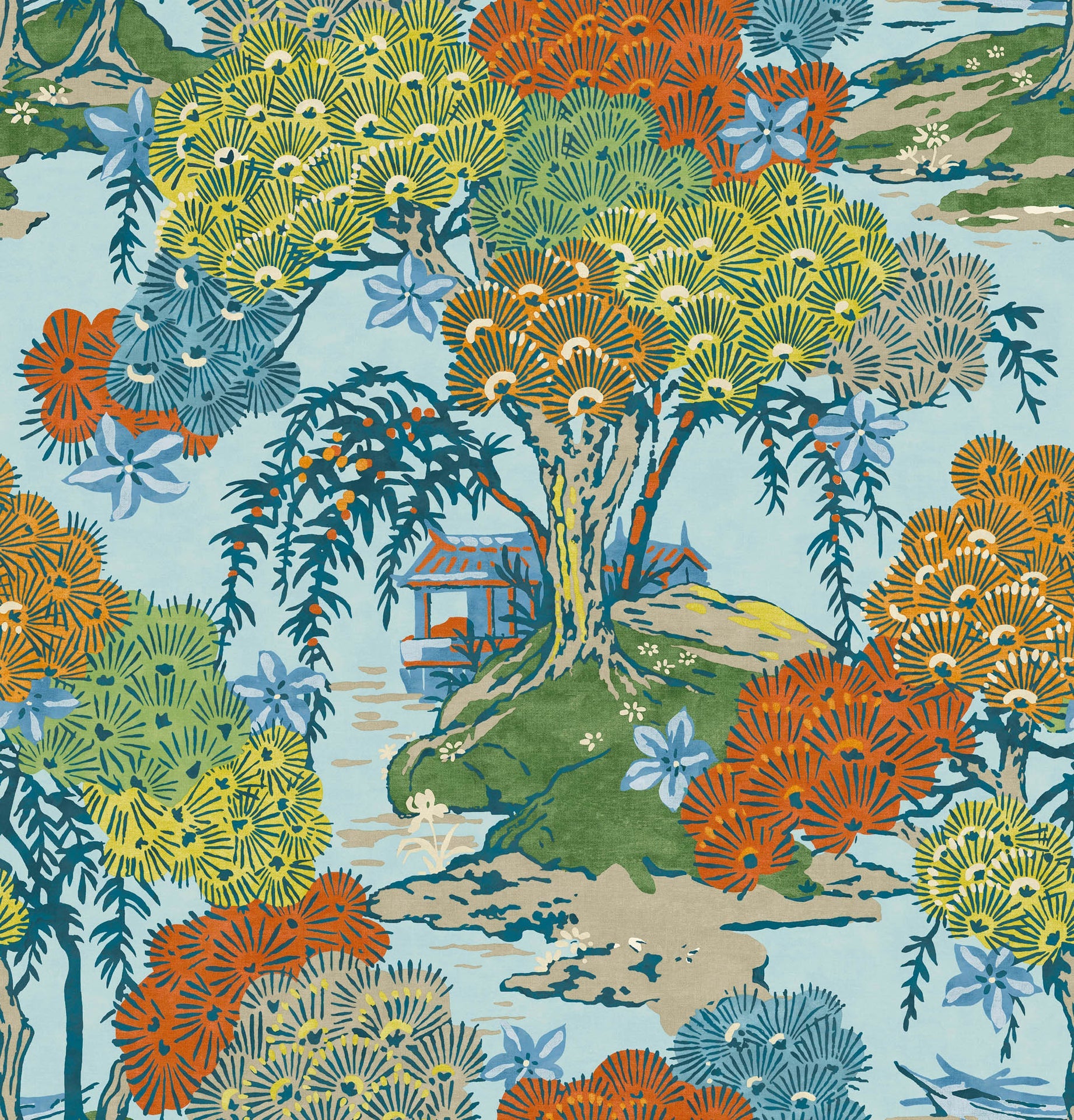 Hooked on Walls Scalamandré Sea Of Trees JV26033 Behang
