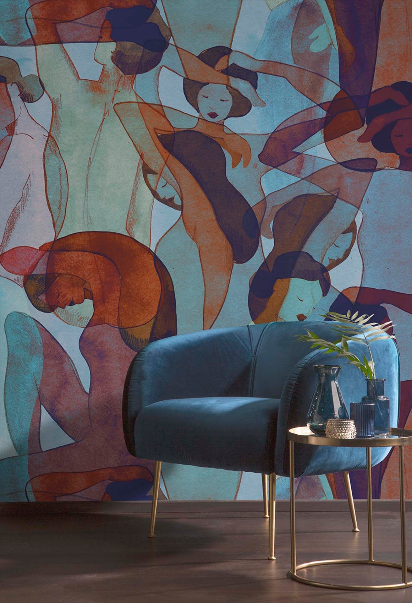 Hooked on Walls Silhouette Models 34871 Behang