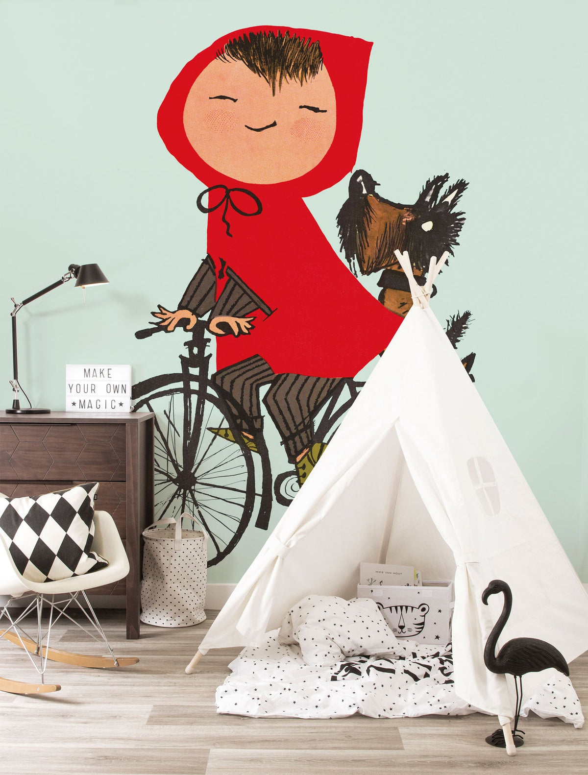 KEK Amsterdam Fiep Westendorp Riding my Bike WS-036 - 5 Sheets Behang