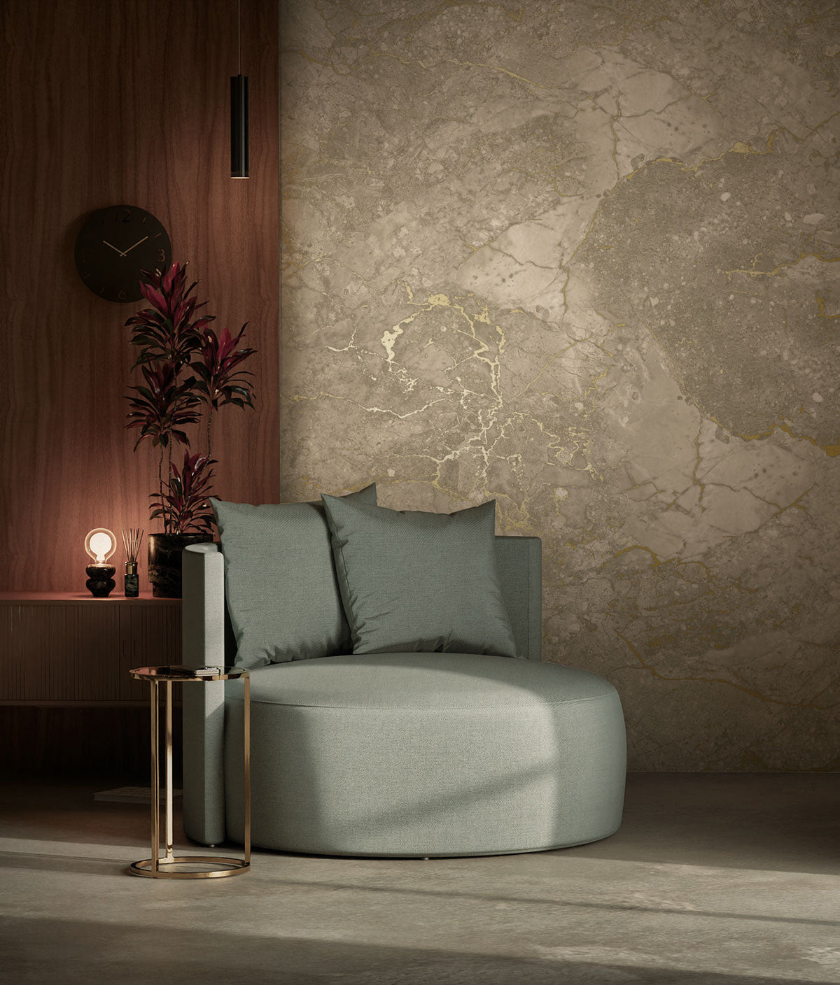 KEK Amsterdam Frans Uyterlinde Marble FU-063 - 4 Sheets Behang