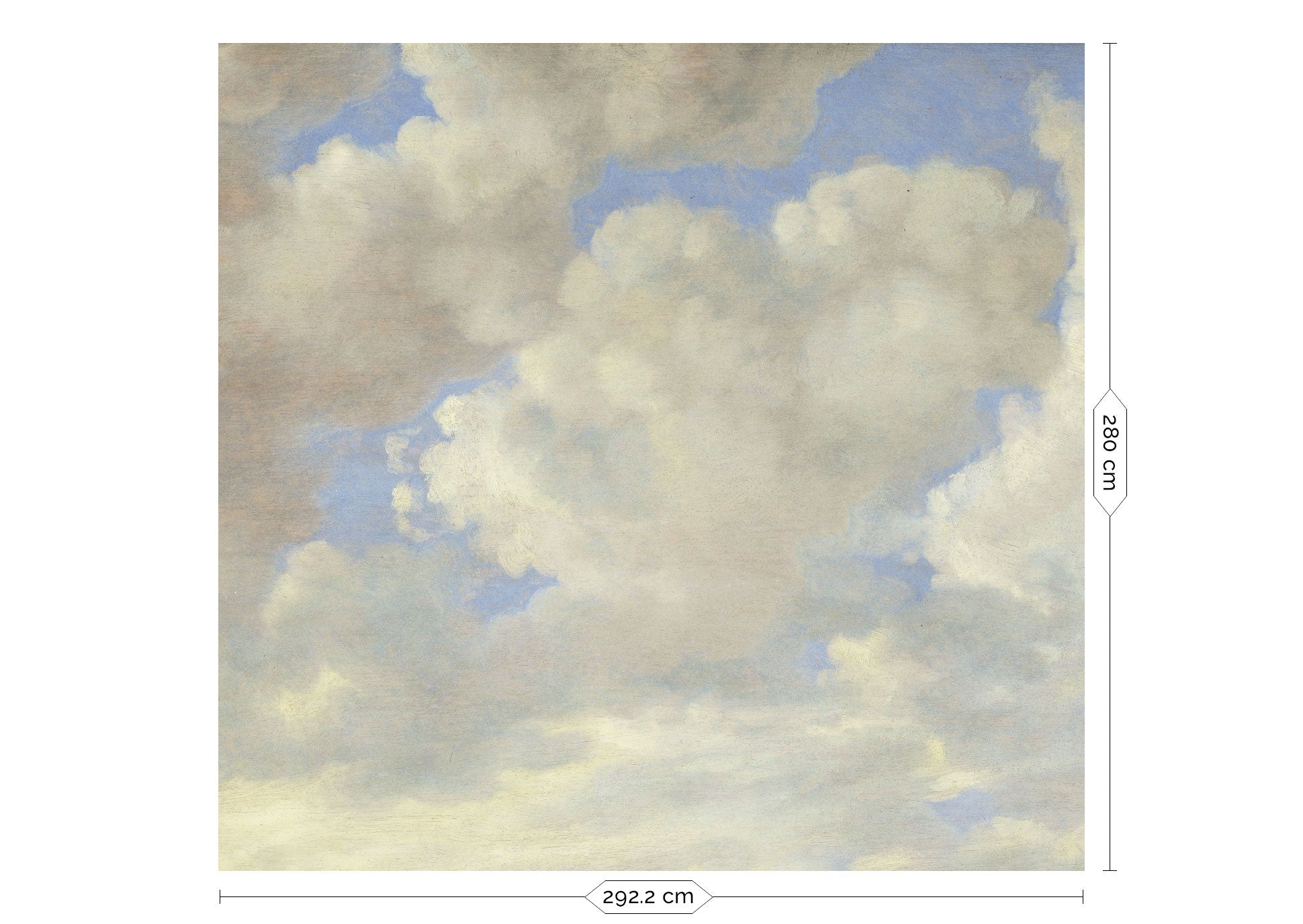 KEK Amsterdam Golden Age Clouds WP-215 - 6 Sheets Behang