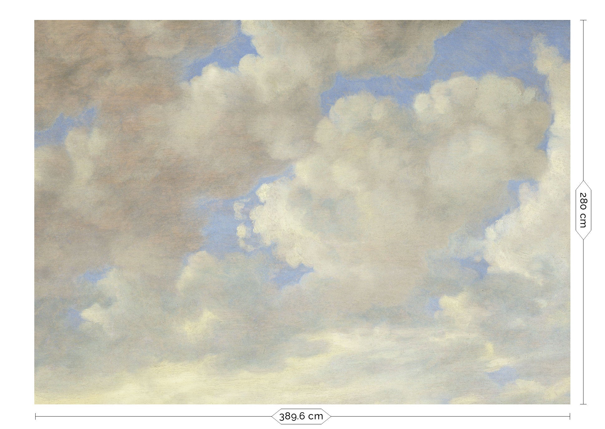 KEK Amsterdam Golden Age Clouds WP-229 - 8 Sheets Behang