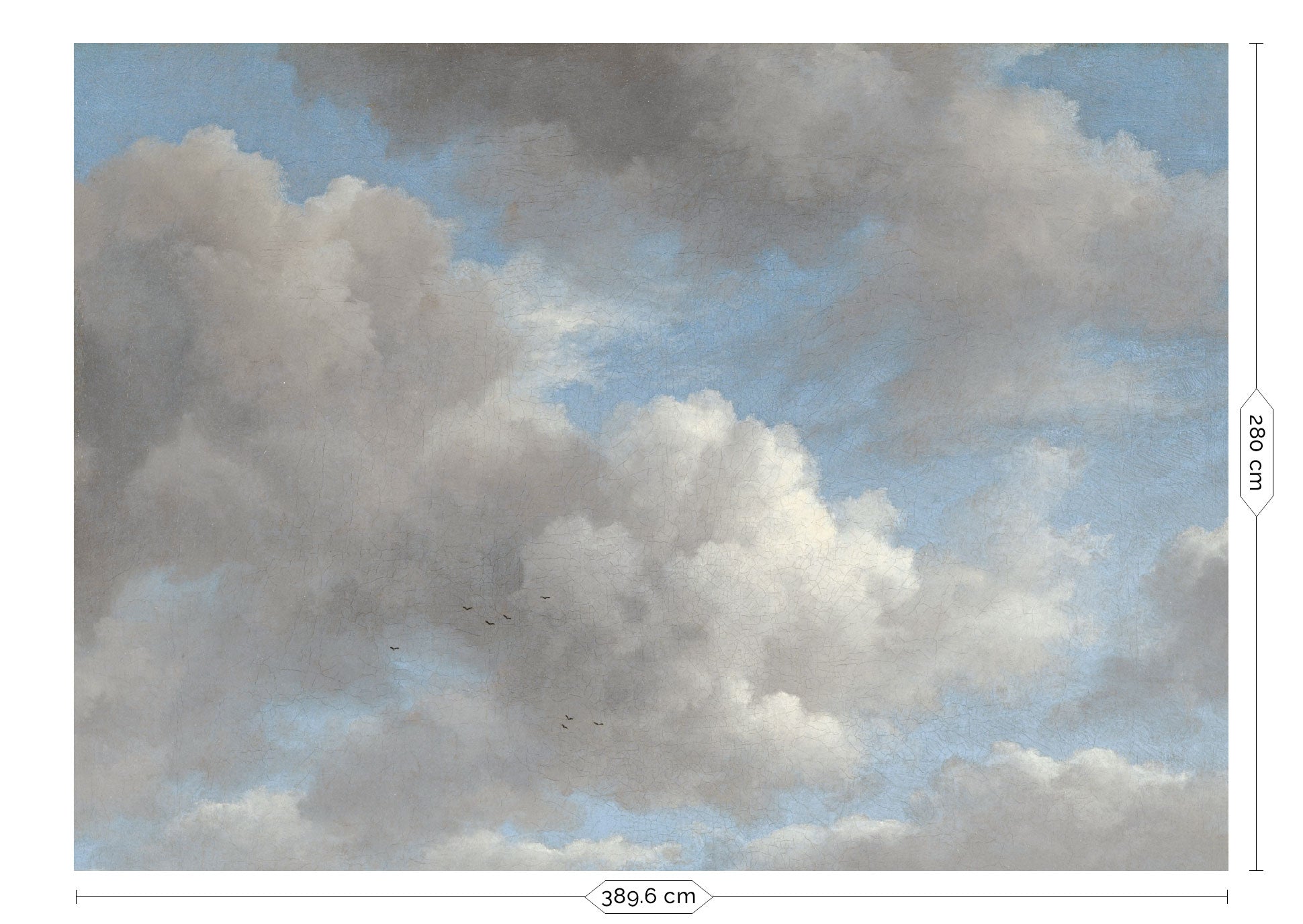 KEK Amsterdam Golden Age Clouds WP-396 - 8 Sheets Behang