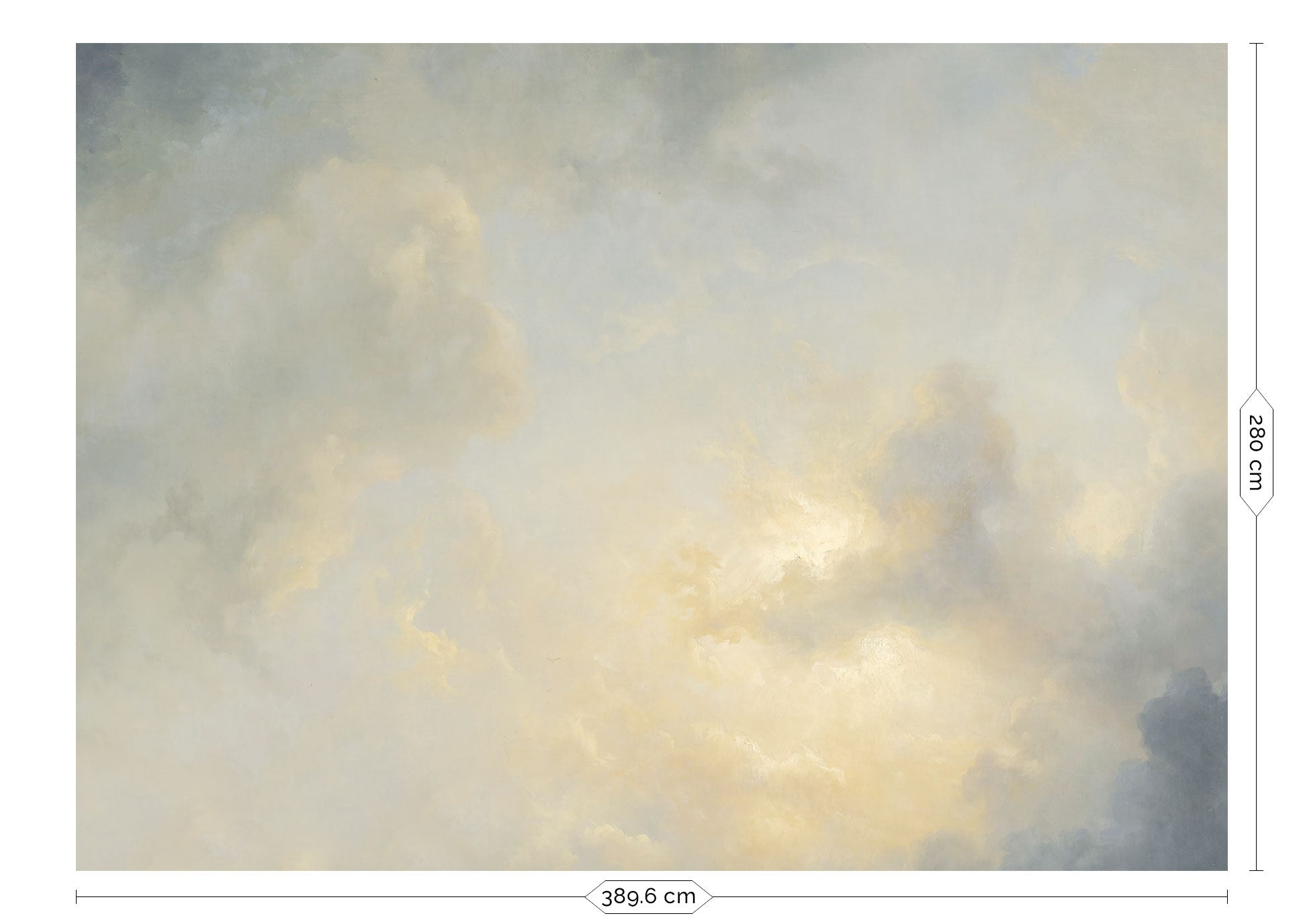 KEK Amsterdam Golden Age Clouds WP-397 - 8 Sheets Behang