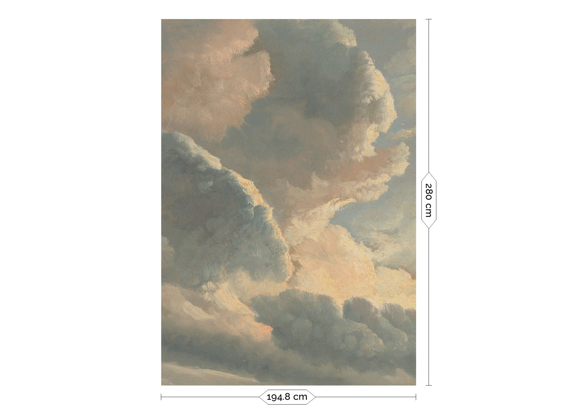 KEK Amsterdam Golden Age Clouds WP-785 - 4 Sheets Behang