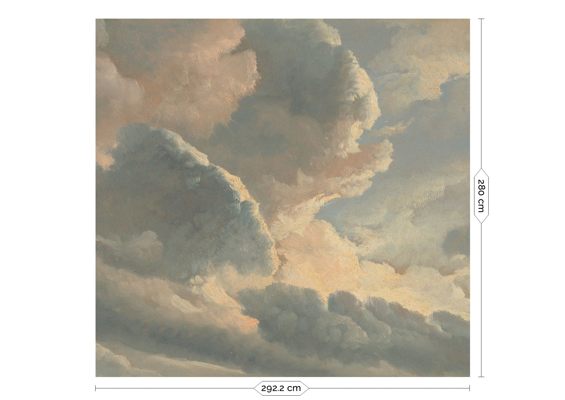 KEK Amsterdam Golden Age Clouds WP-786 - 6 Sheets Behang