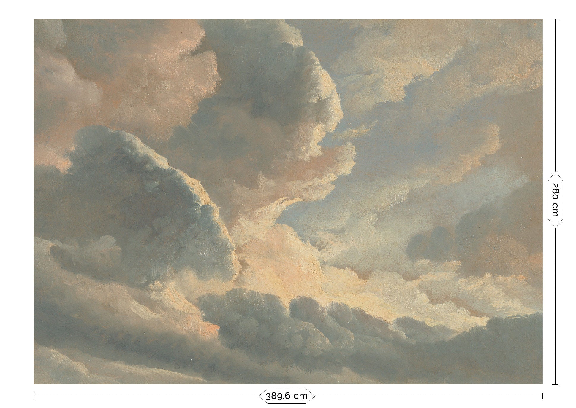 KEK Amsterdam Golden Age Clouds WP-787 - 8 Sheets Behang