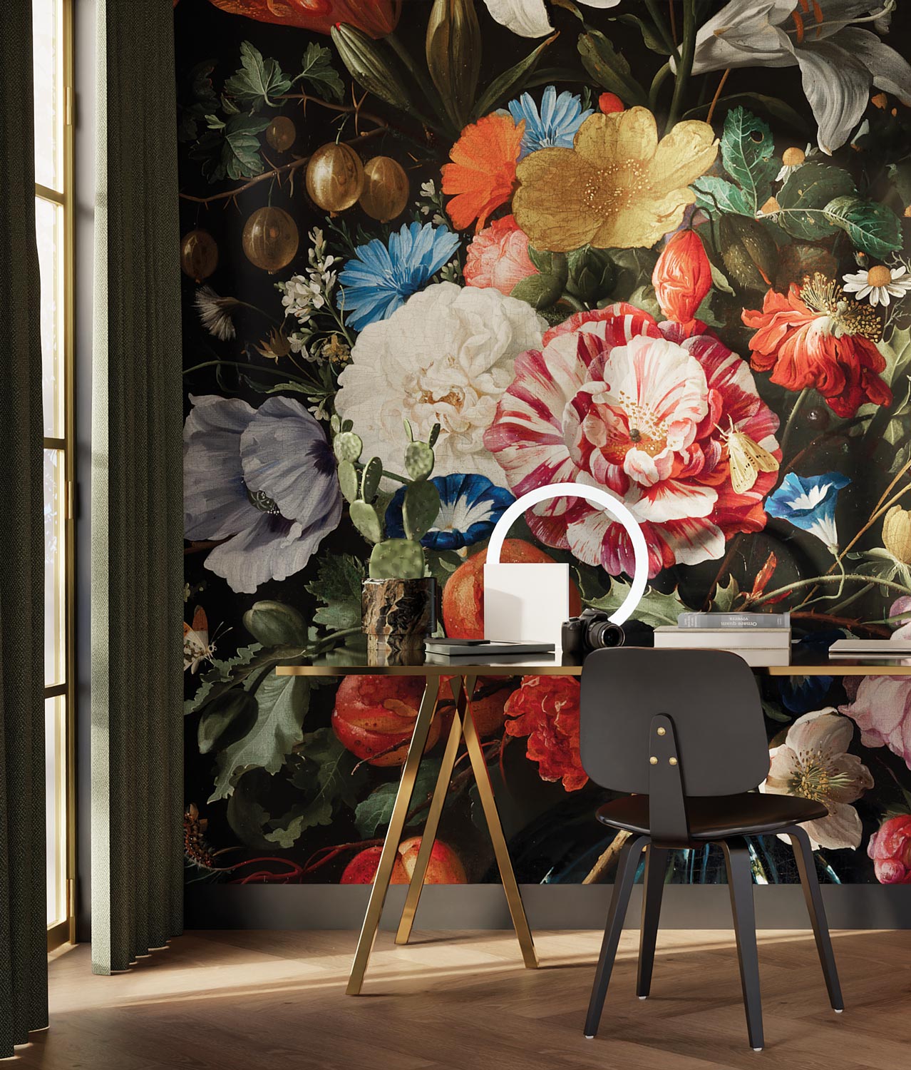 KEK Amsterdam Golden Age Flowers WP-231 - 4 Sheets Behang