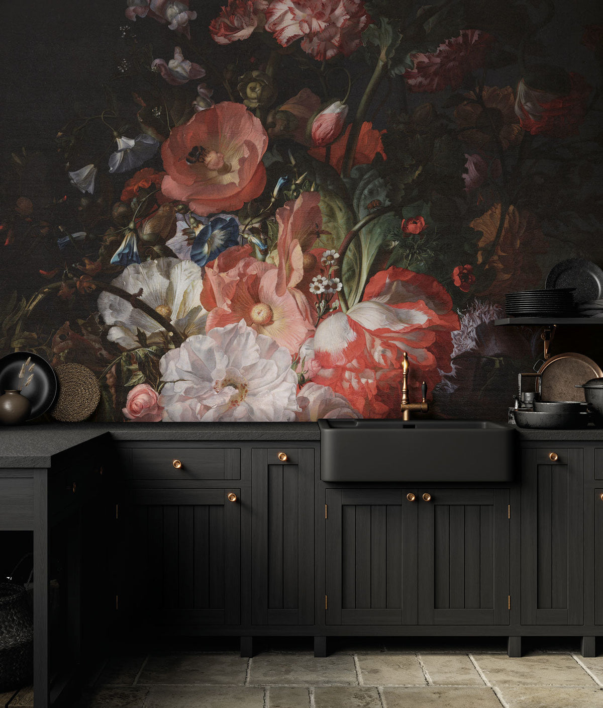 KEK Amsterdam Golden Age Flowers WP-788 - 4 Sheets Behang