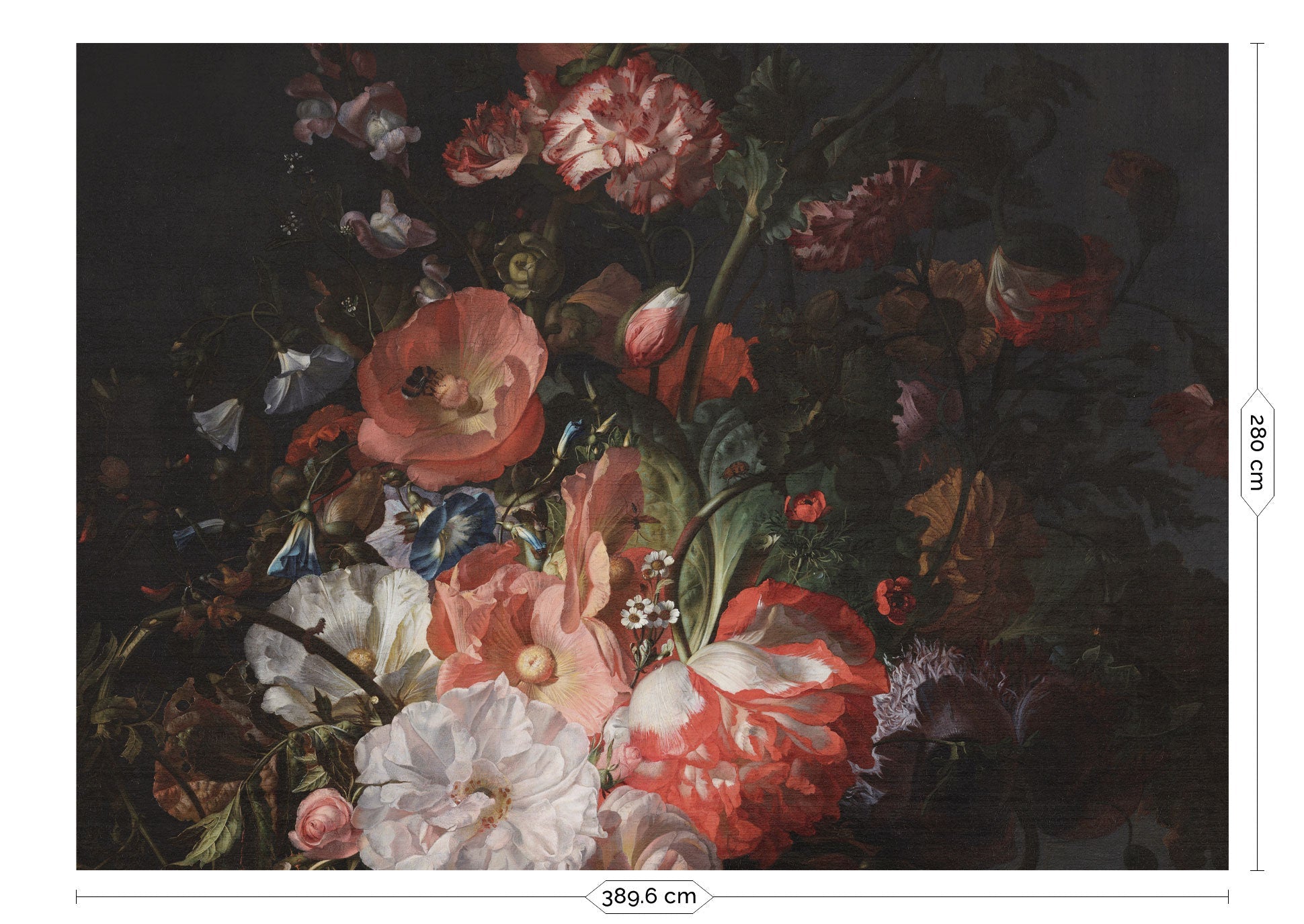 KEK Amsterdam Golden Age Flowers WP-790 - 8 Sheets Behang