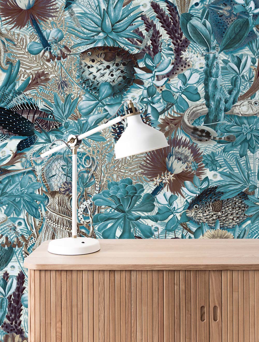 KEK Amsterdam Underwater Jungle WP-684 - 4 Sheets Behang