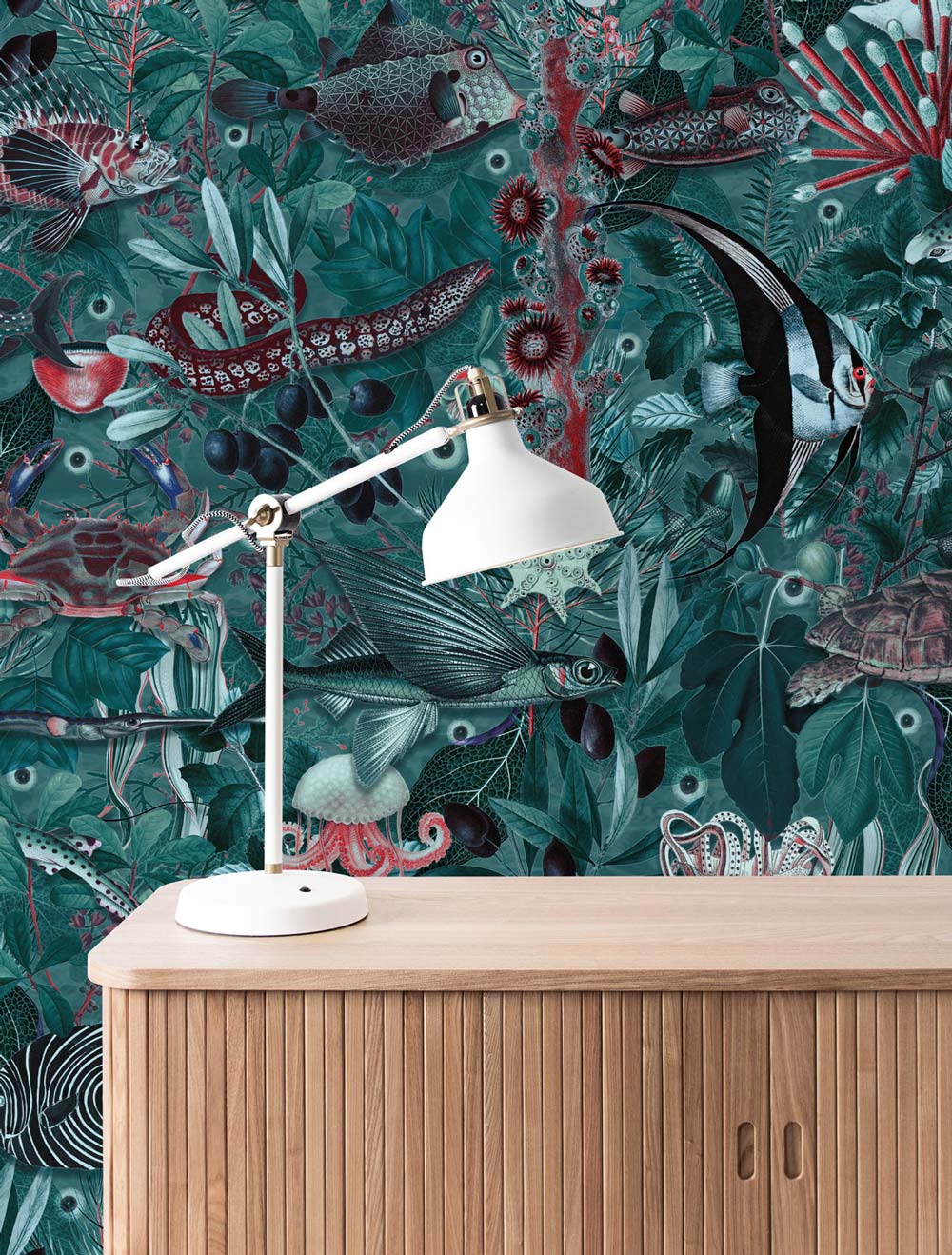 KEK Amsterdam Underwater Jungle WP-686 - 4 Sheets Behang