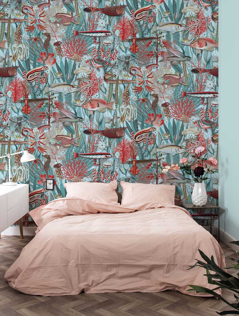KEK Amsterdam Underwater Jungle WP-687 - 4 Sheets Behang