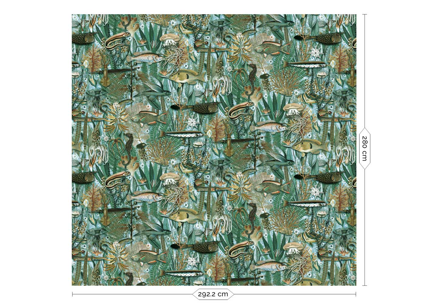 KEK Amsterdam Underwater Jungle WP-694 - 6 Sheets Behang
