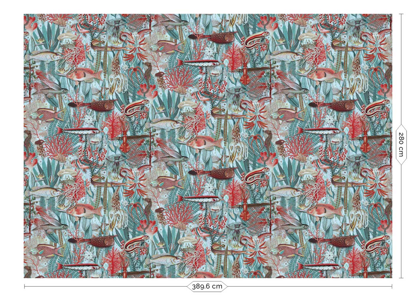 KEK Amsterdam Underwater Jungle WP-699 - 8 Sheets Behang