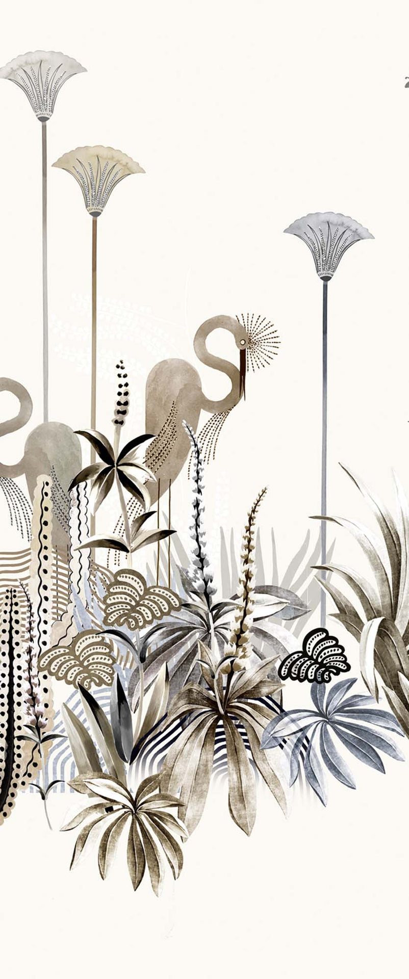 Khrôma Agathe Lush Taupe DGAGA1033 Behang