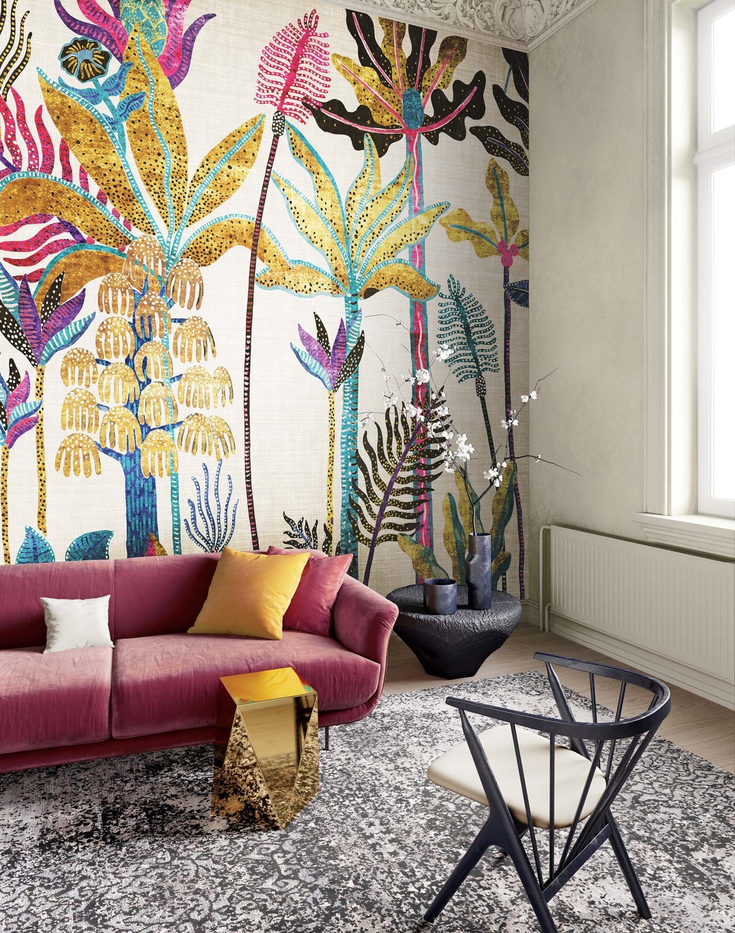 Khrôma Havana Cactus Gold HAV204 Behang