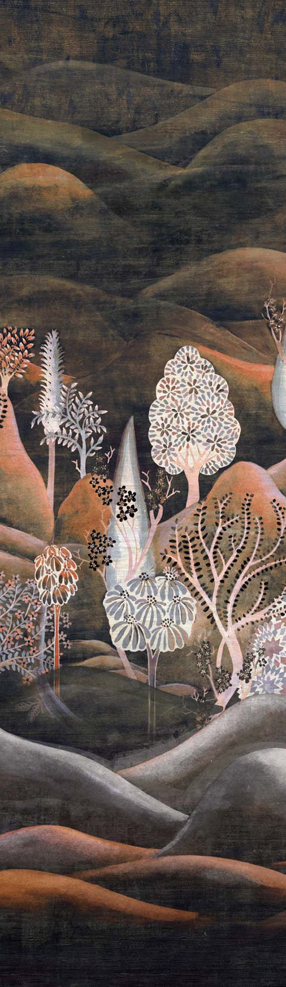 Khrôma Summer Munnar Teal DGSUM2032 Behang