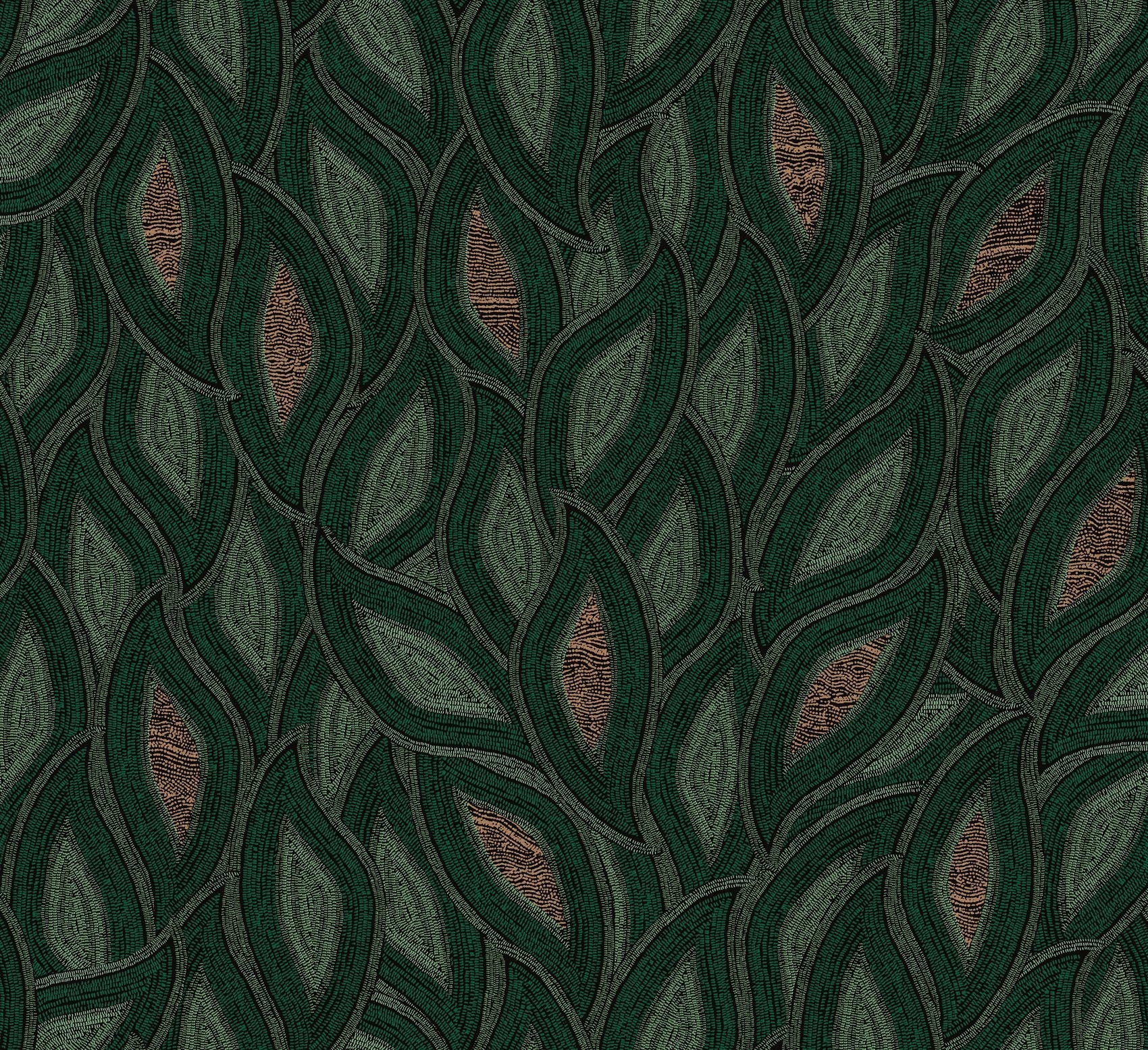 Khrôma Terra Maeva Emerald TER402 Behang