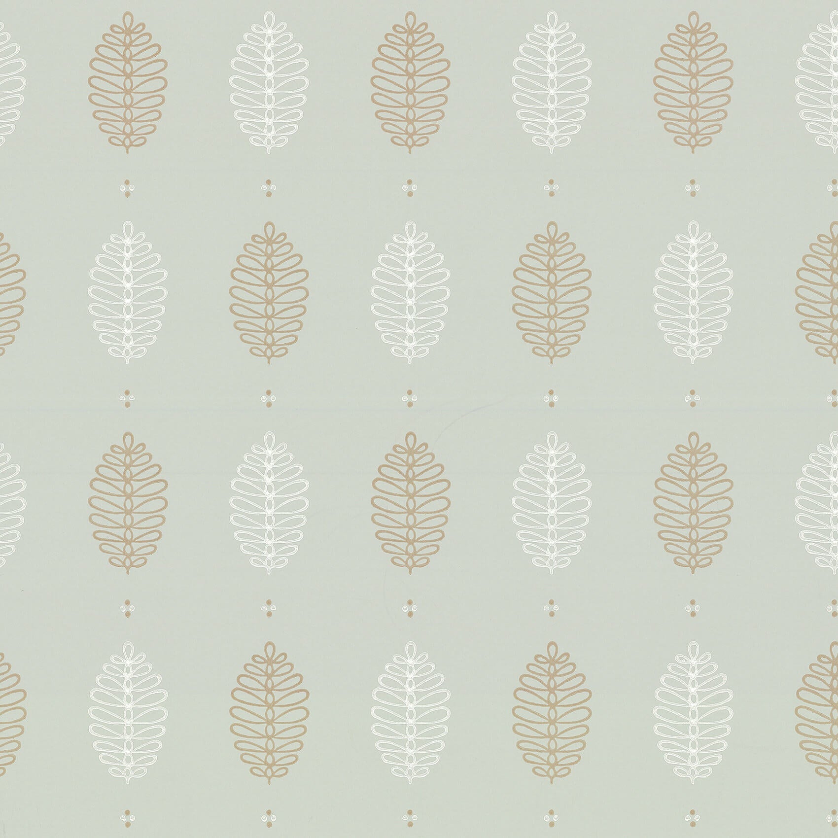 Little Green 50S Line Wallpapers Cones Daybreak Behang