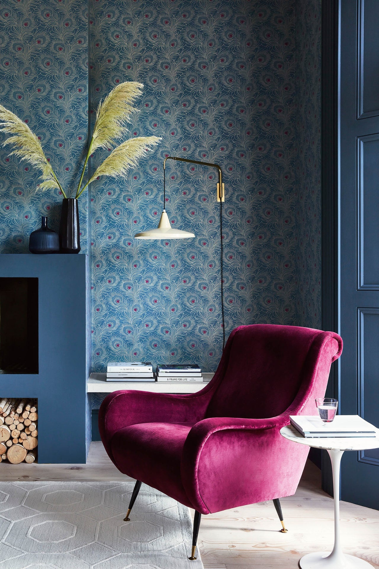 Little Green London Wallpapers V Carlton House Terrace Slate Behang