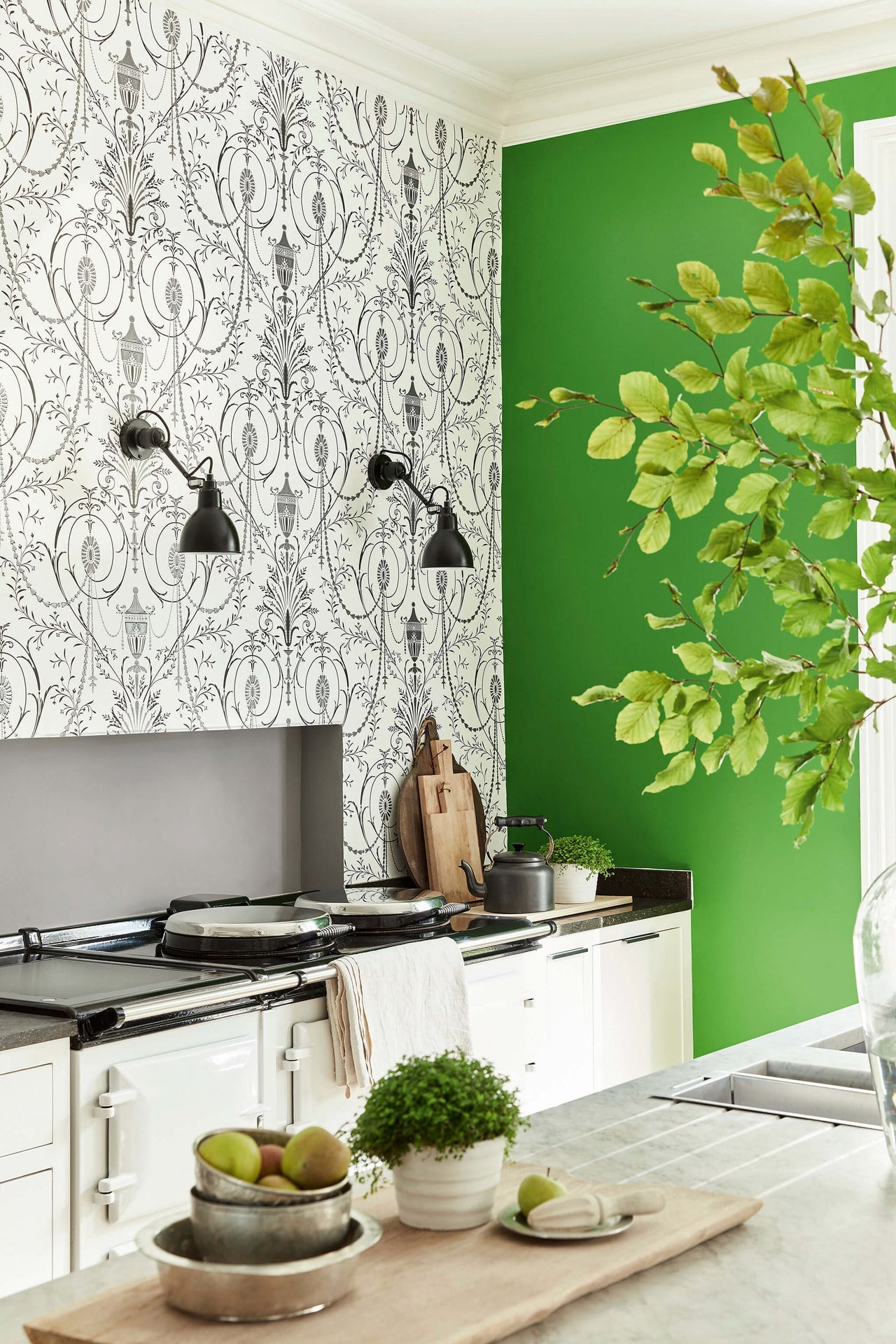Little Green London Wallpapers V Marlborough Glace Behang