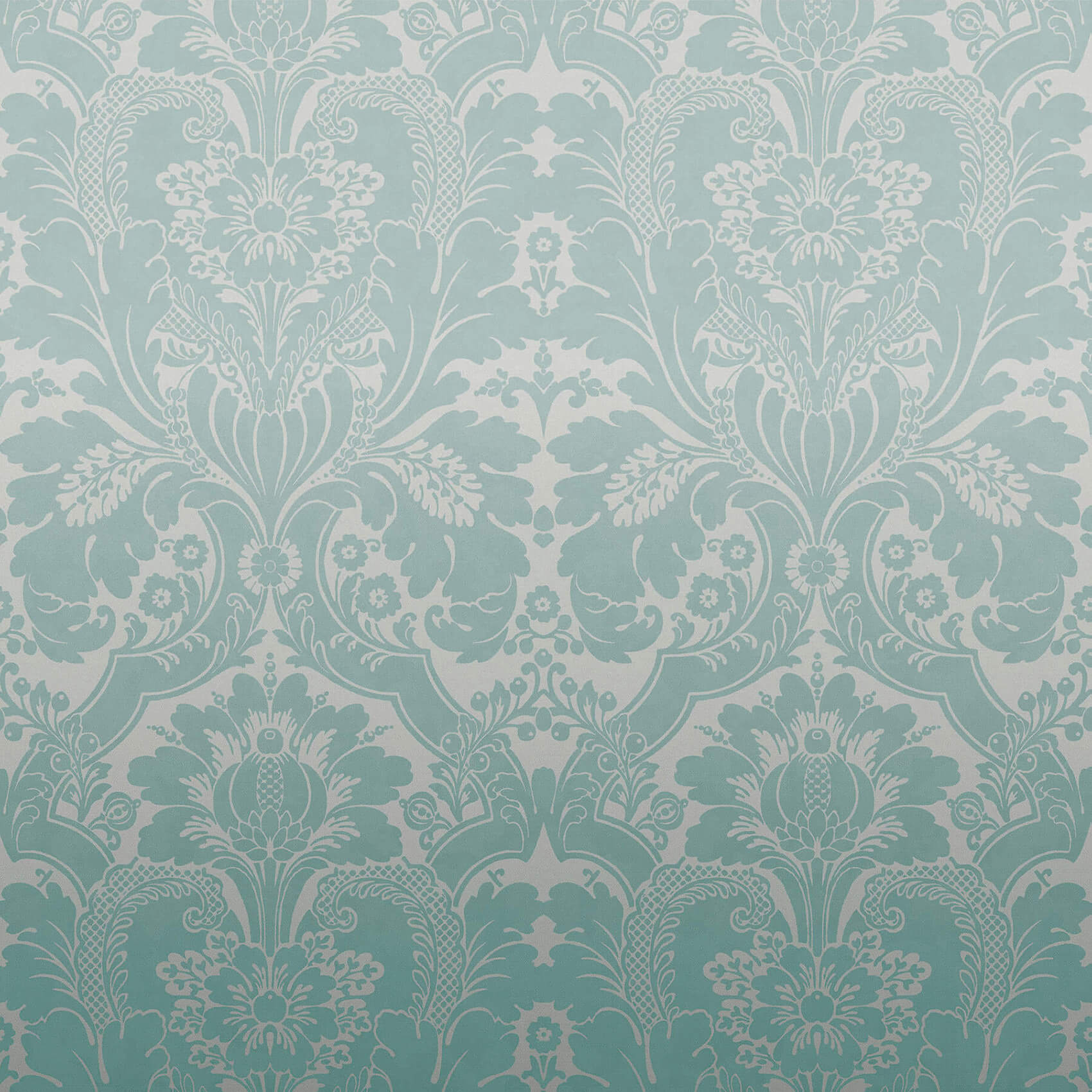 Little Green London Wallpapers V St James Park Teal Fade Behang