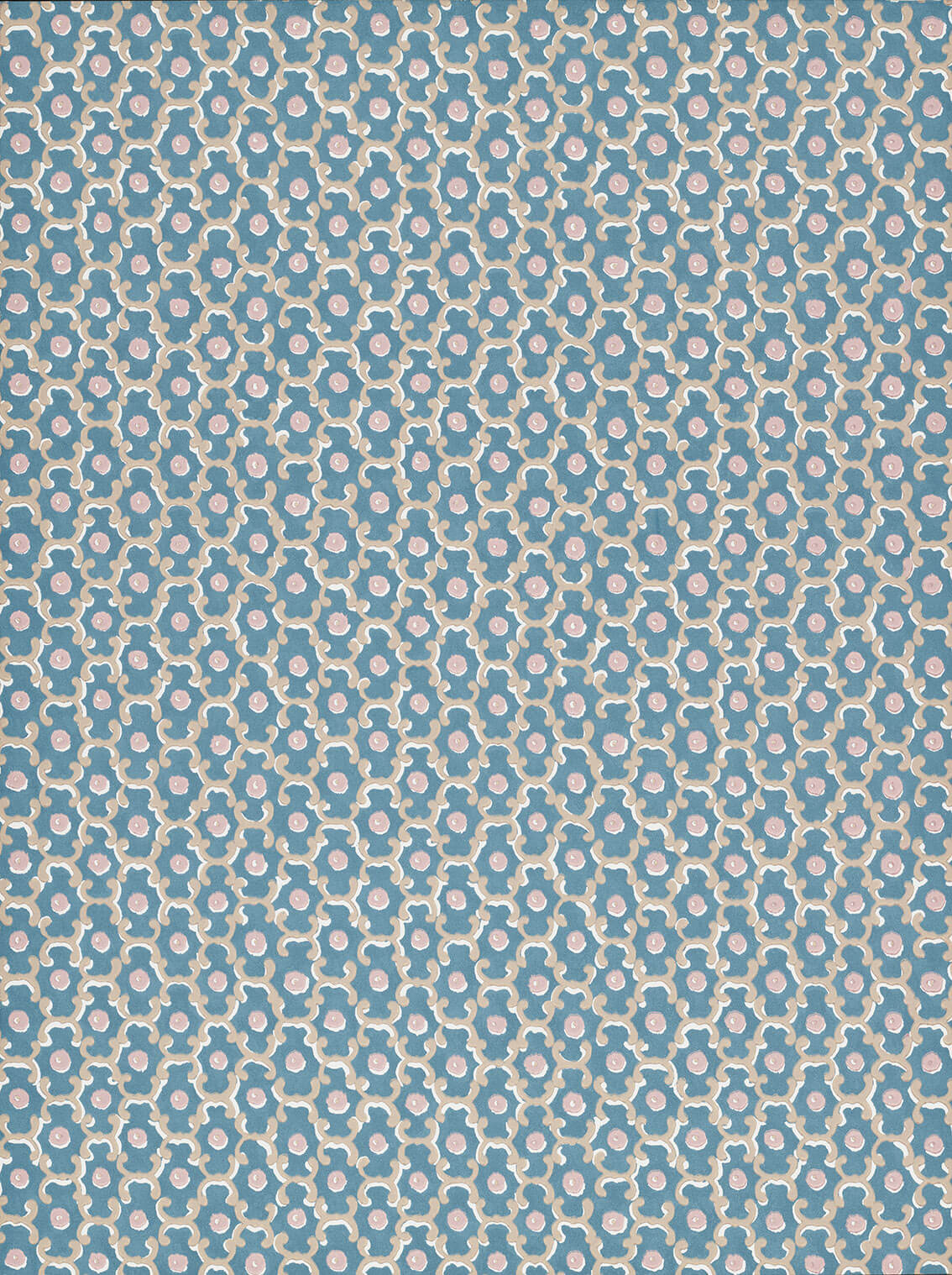 Little Green National Trust II Moy Blue Behang