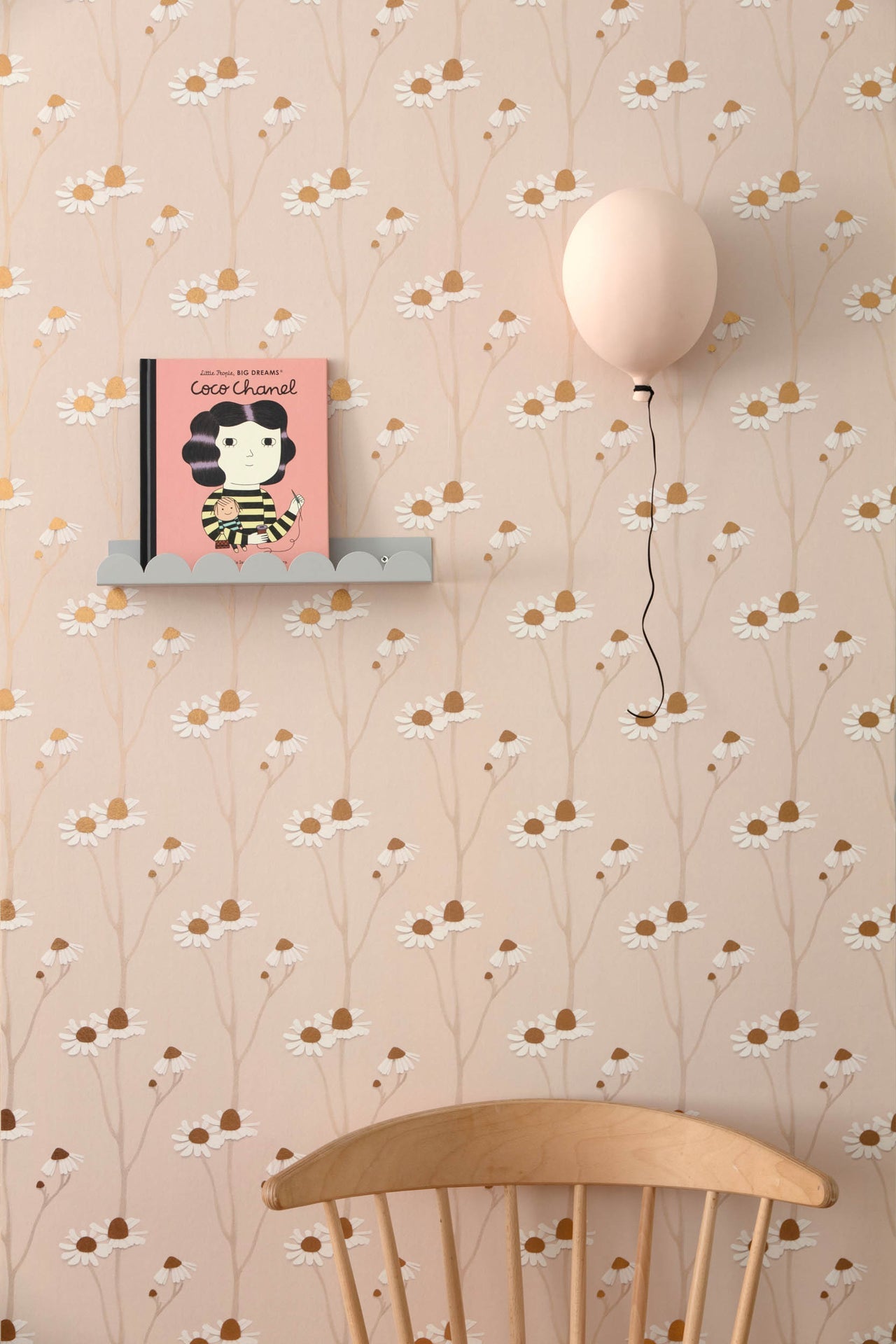 Studio Ditte Kamille Poederroze &Goud Behang