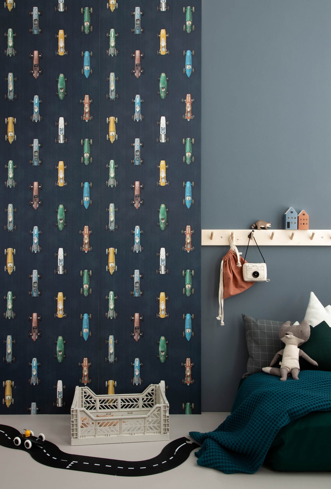 Studio Ditte Raceauto Donker Behang