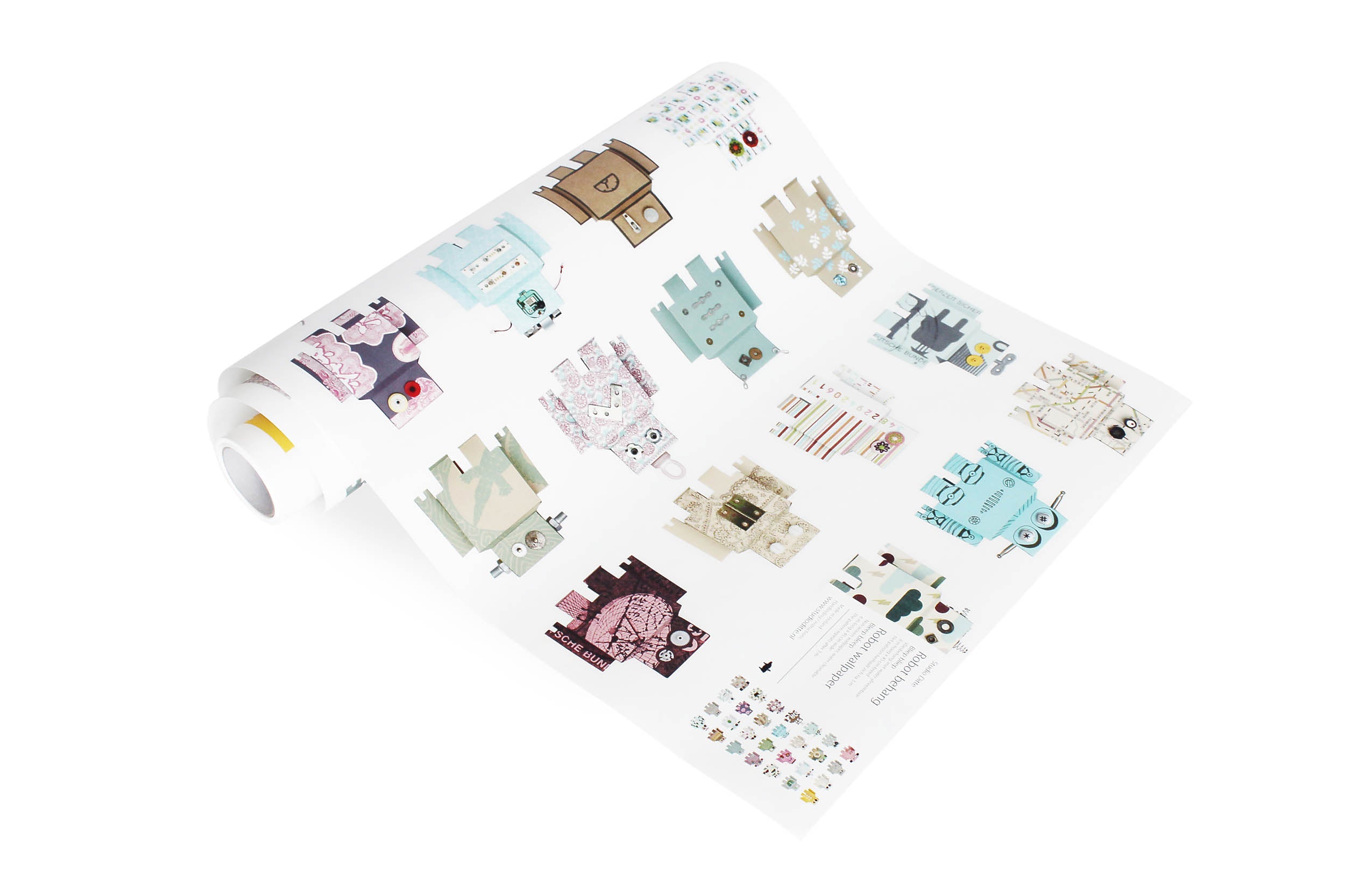 Studio Ditte Robot Bliep Bliep Behang