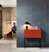 Lederlook behang