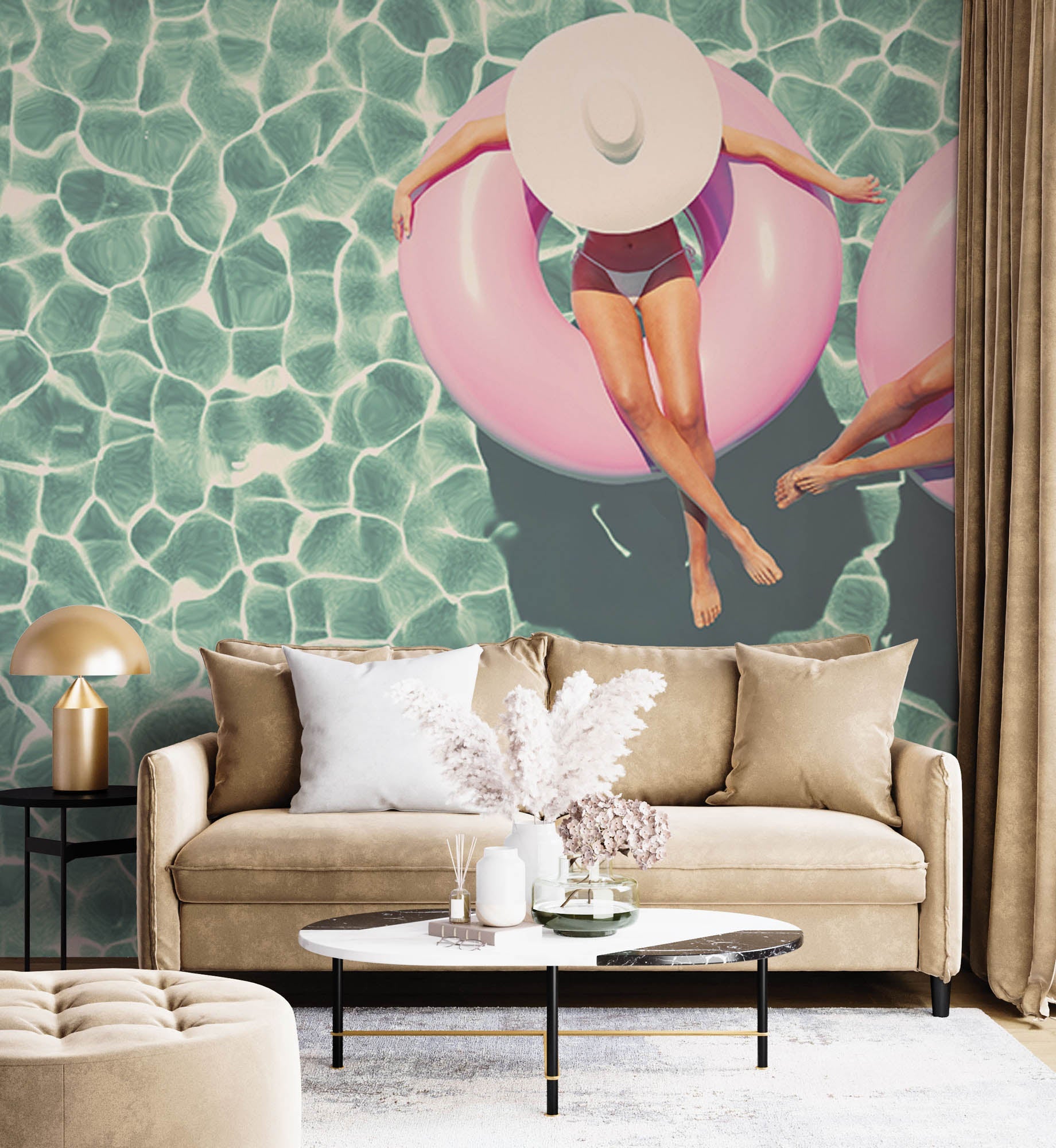 Retro zwembad - LW00442