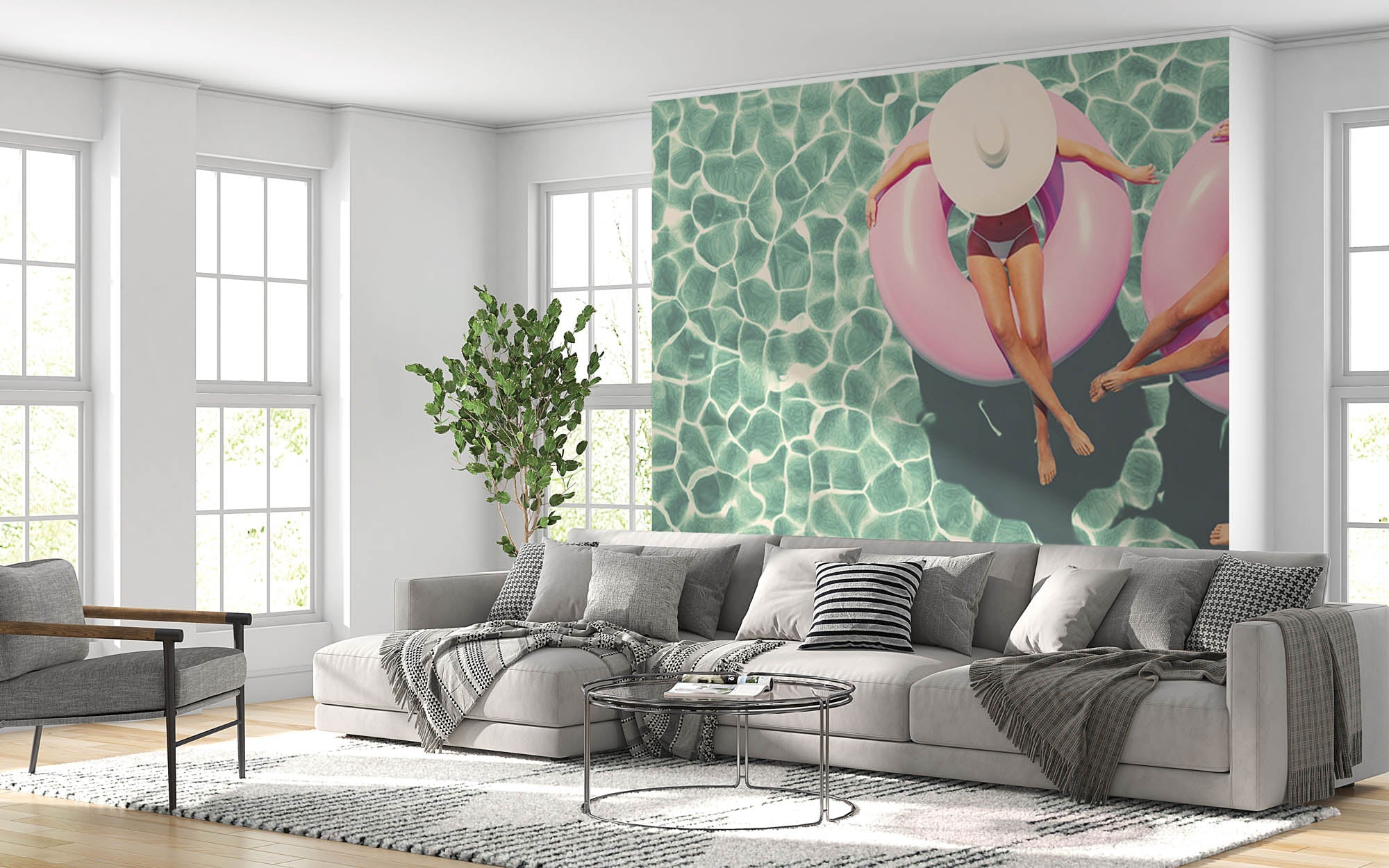 Retro zwembad - LW00442