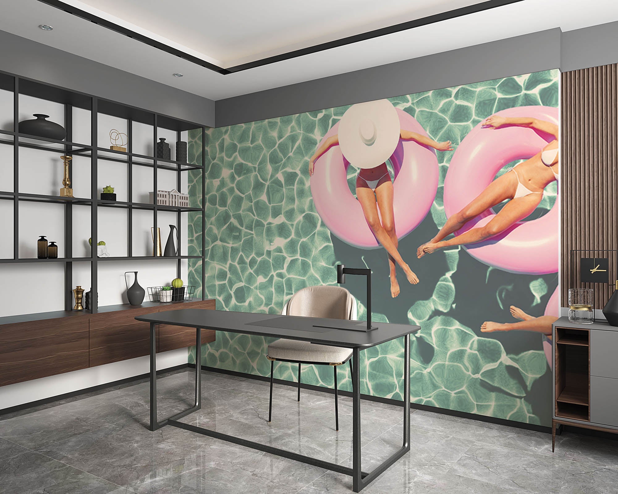 Retro zwembad - LW00442